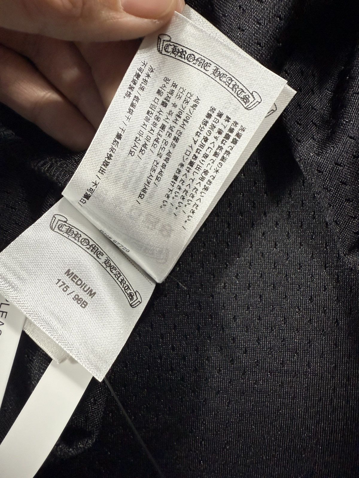 Chrome Hearts 🔥Chrome Hearts Black Jersey Mesh Short Sleeve🔥 Size US M / EU 48-50 / 2 - 5 Thumbnail
