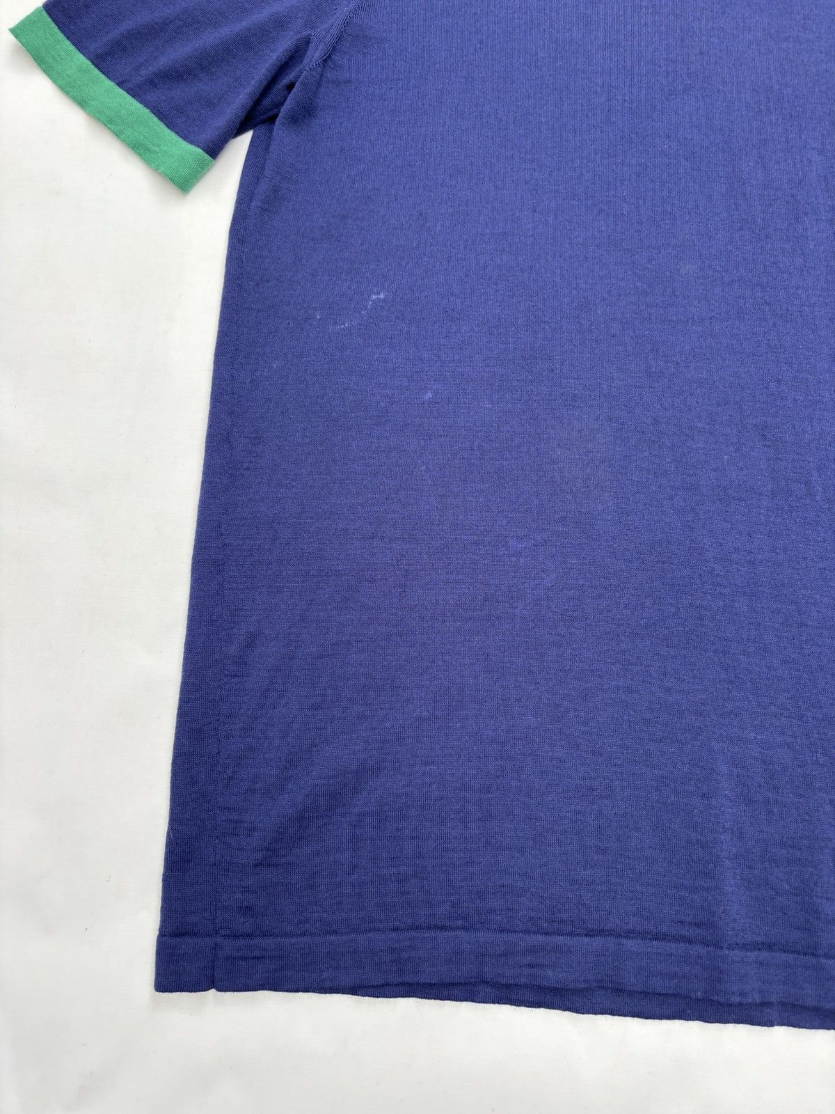 Jil Sander × Raf Simons SS13 RUNWAY Wool Knit Short Sleeve Sweater Size US L / EU 52-54 / 3 - 11 Thumbnail