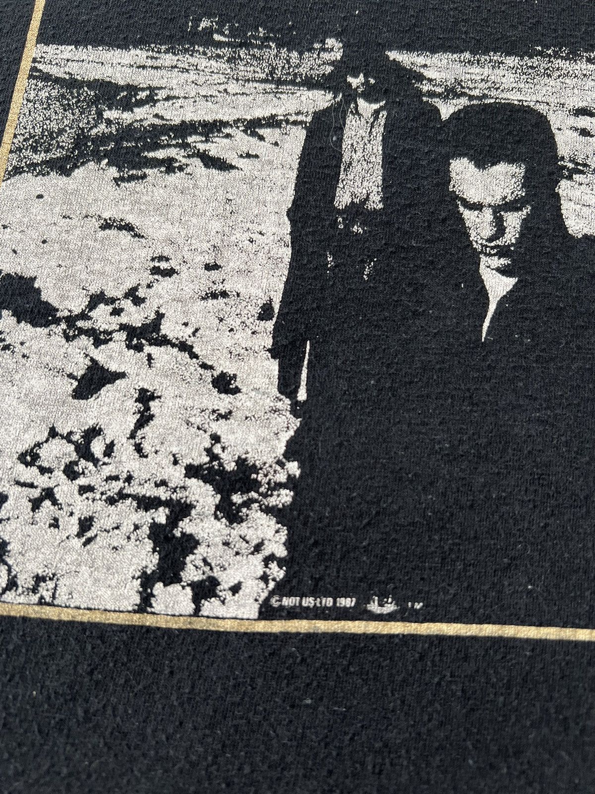 Band Tees Vintage 1987 U2 The Joshua Tree Black T-shirt Size US XL / EU 56 / 4 - 6 Thumbnail