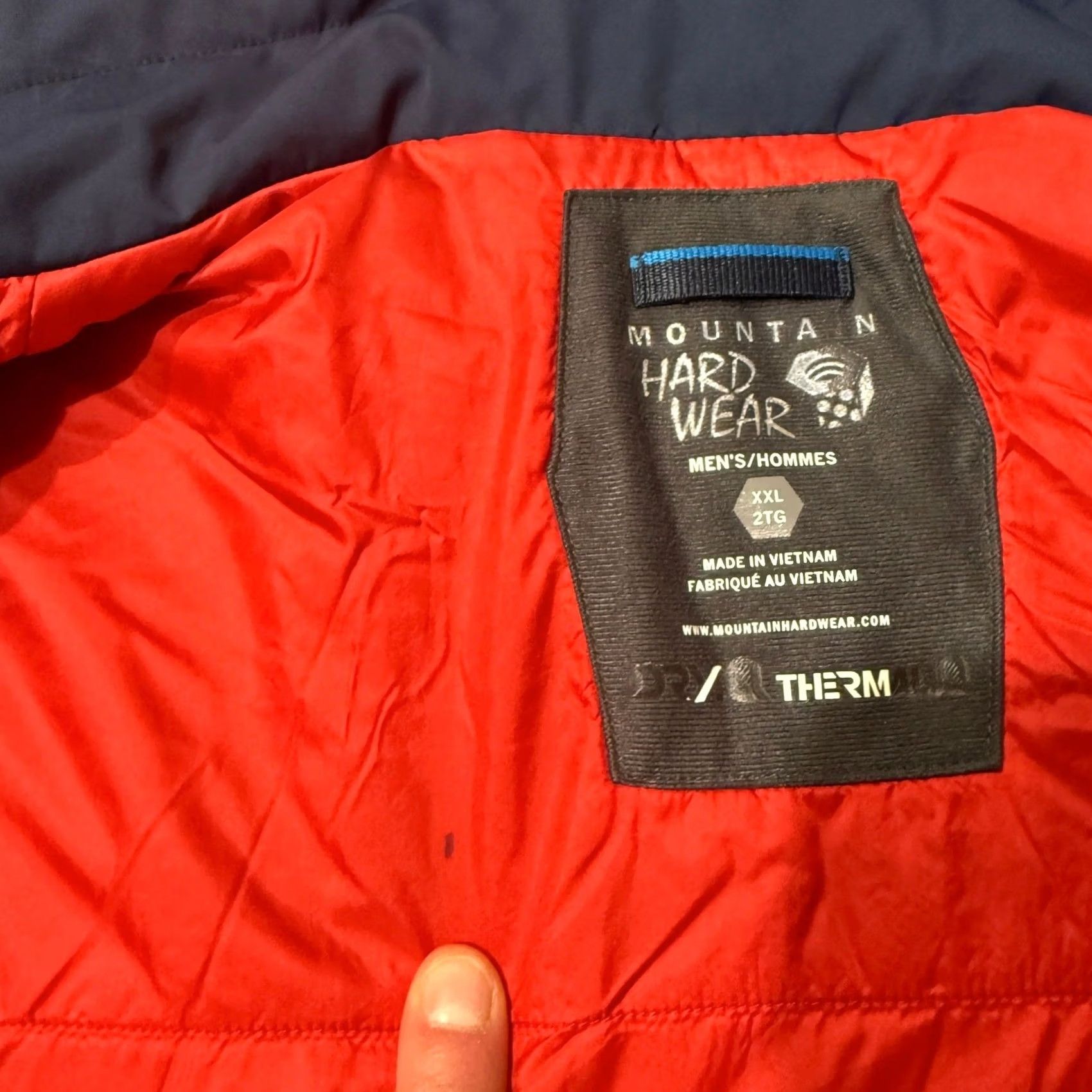 Mountain Hardwear VINTAGE: Mountain Hardwear Men's Jacket - South Chute Insulated Winter Hooded FF28 Size US XXL / EU 58 / 5 - 5 Thumbnail