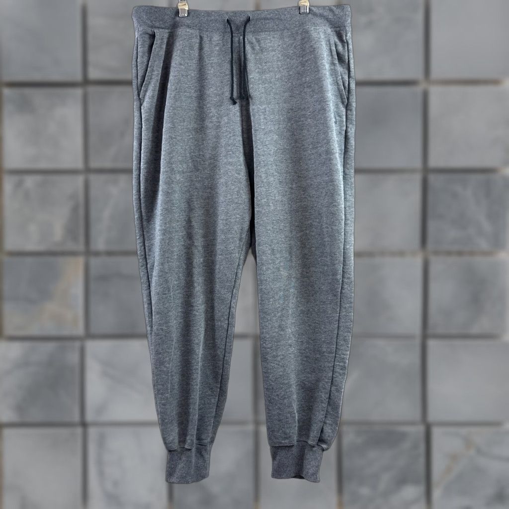 Nike Nike Pants Womens XL Gray Yoga French Terry Jogger Tight Fit Pockets Jogger Mens? Womens Size 40" / US 18 - 1 Thumbnail