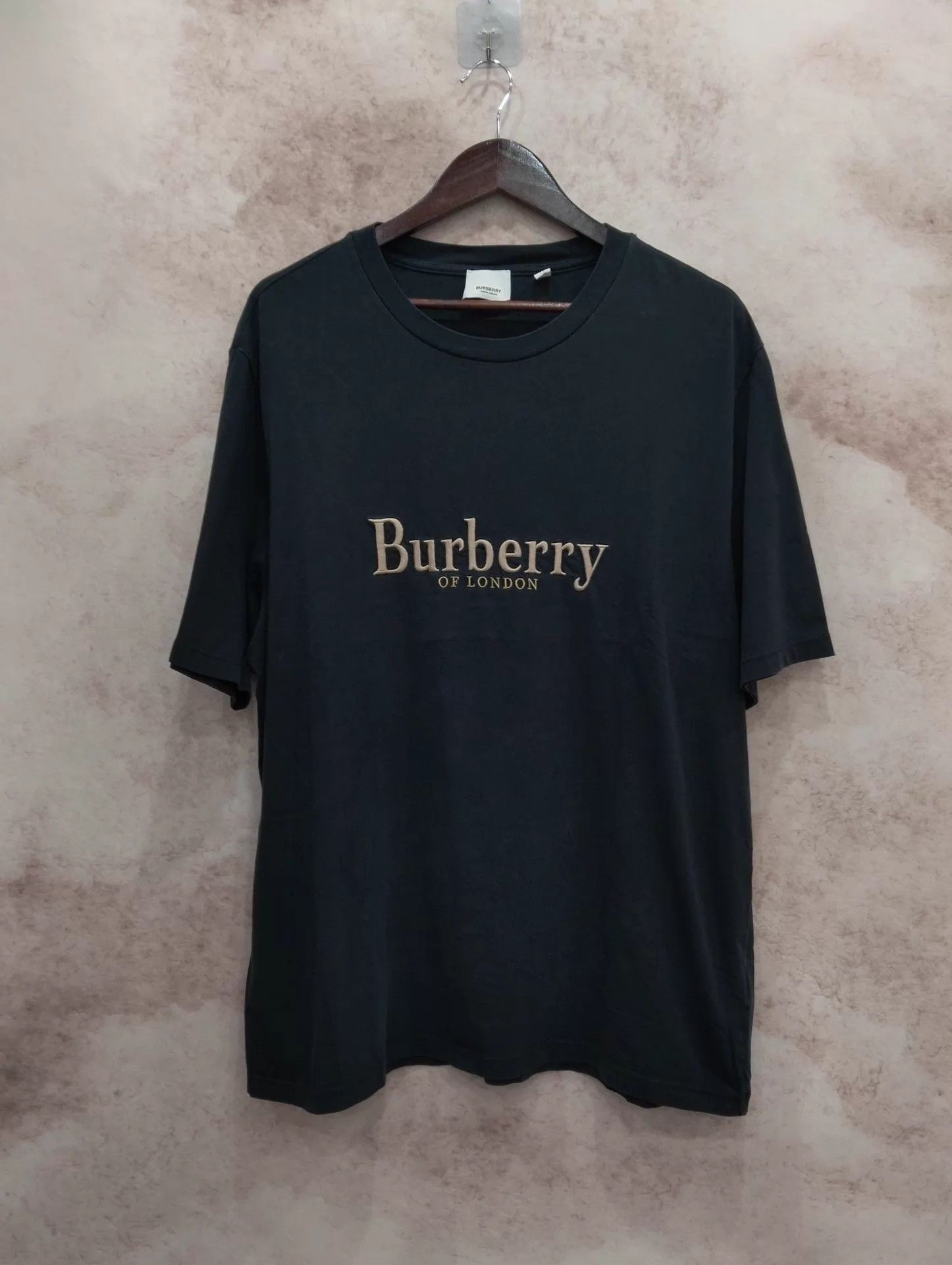 Burberry Burberry Logo Print Cotton Crewneck T-Shirt XL Size US XL / EU 56 / 4 - 1 Thumbnail