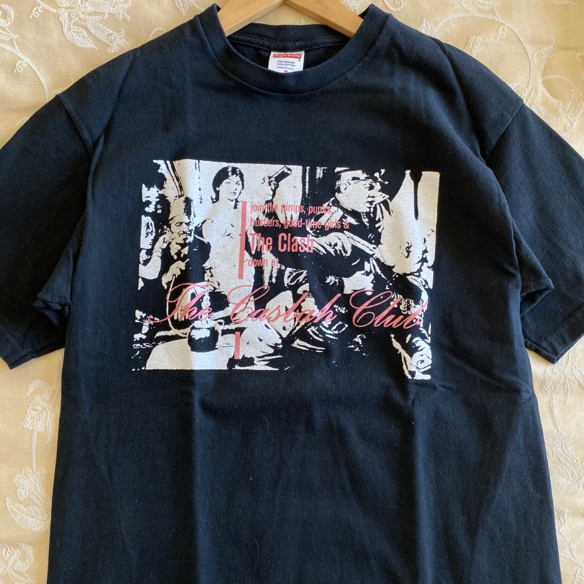 Supreme Supreme The Clash Casbah T-Shirt Black 2010 Concert Band Size US M / EU 48-50 / 2 - 5 Thumbnail