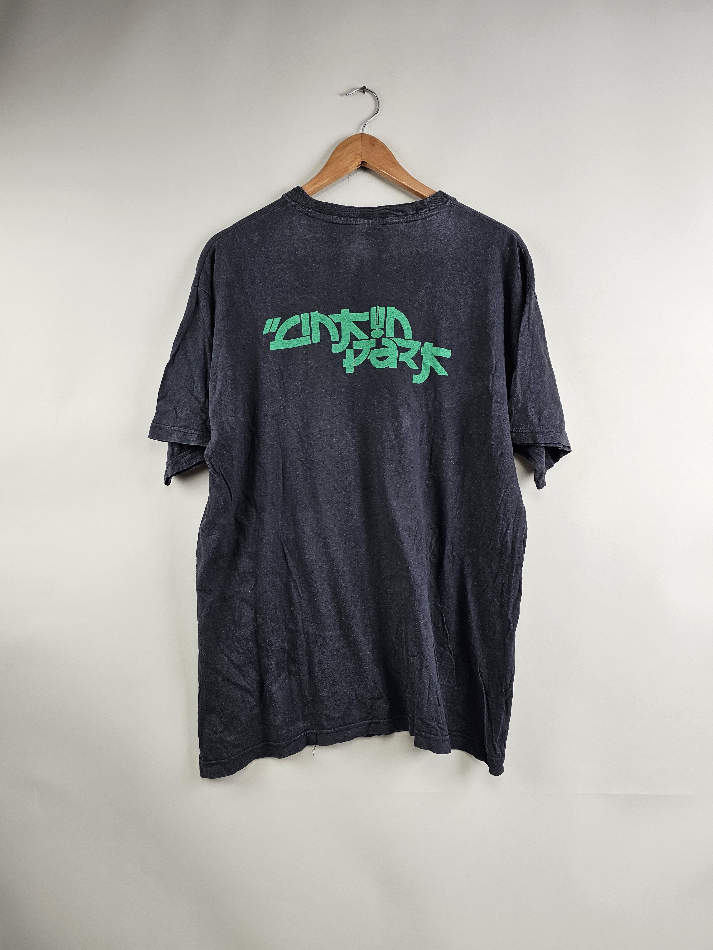 Band Tees × Vintage 90s Linkin Park Raptee XL 23" 29" Size US XL / EU 56 / 4 - 4 Thumbnail