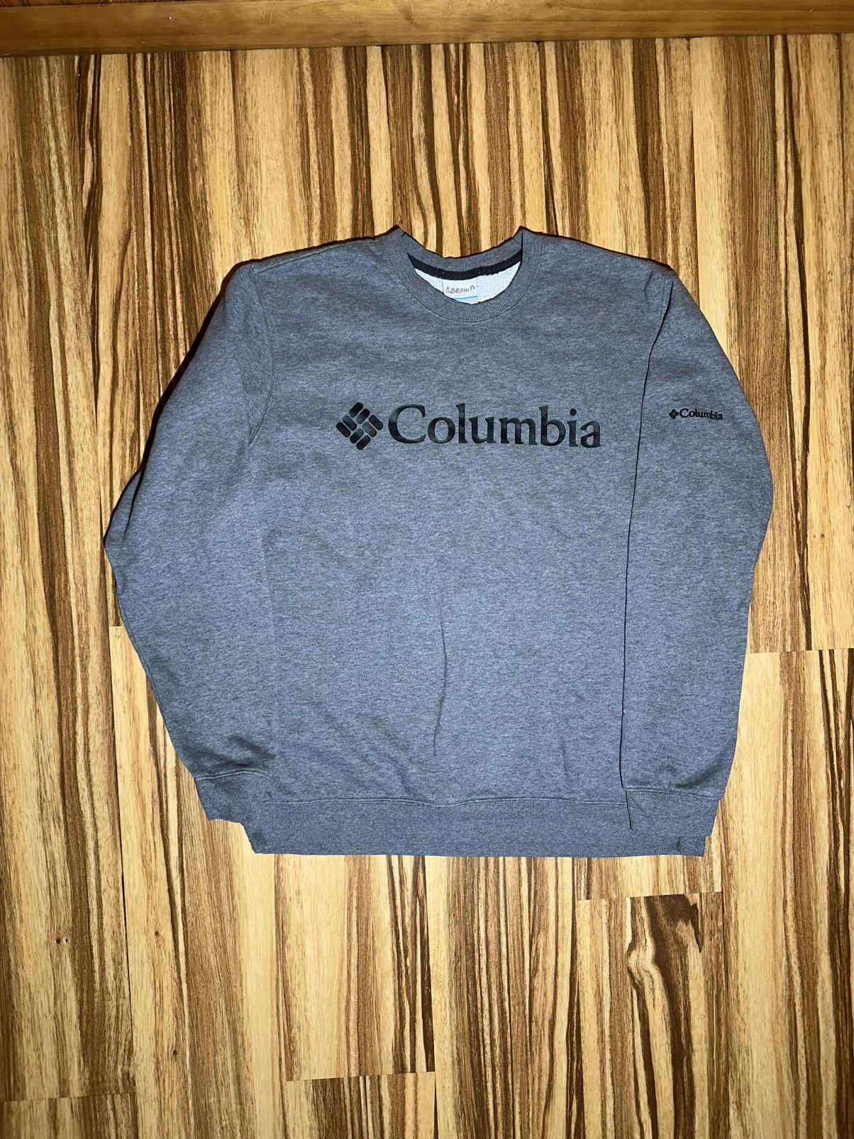 Columbia Columbia Men's Crewneck Sweater in Gray With Black Print Size US L / EU 52-54 / 3 - 1 Thumbnail