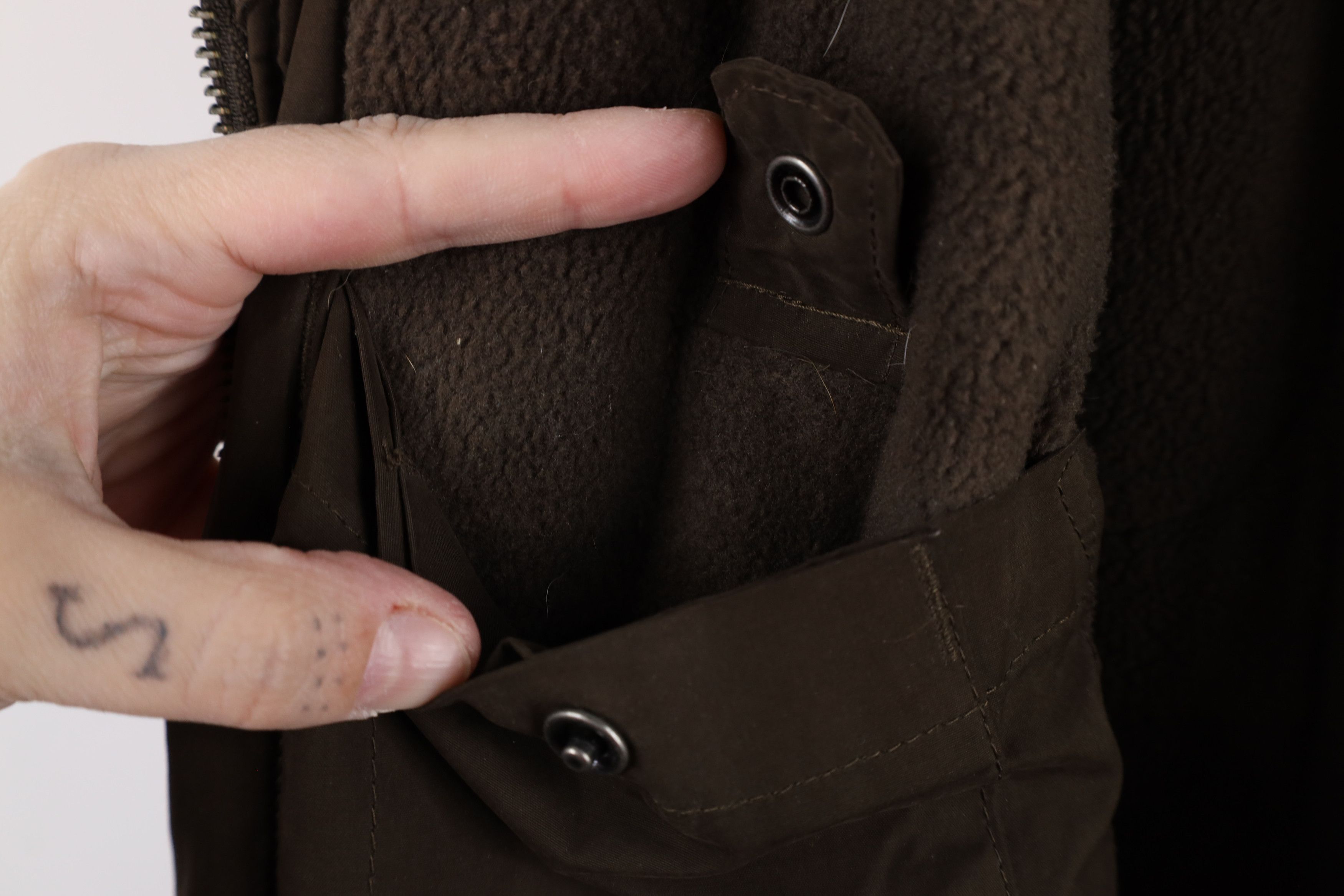 Columbia × Vintage Vintage Columbia Spell Out Fleece Lined Bomber Jacket Brown Size US XXL / EU 58 / 5 - 11 Thumbnail