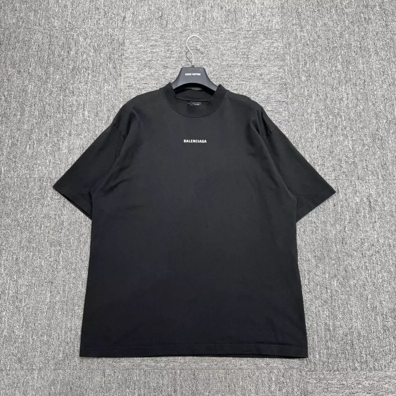 Balenciaga Balenciaga Reflective Letter Print Short Sleeve Size US M / EU 48-50 / 2 - 1 Thumbnail
