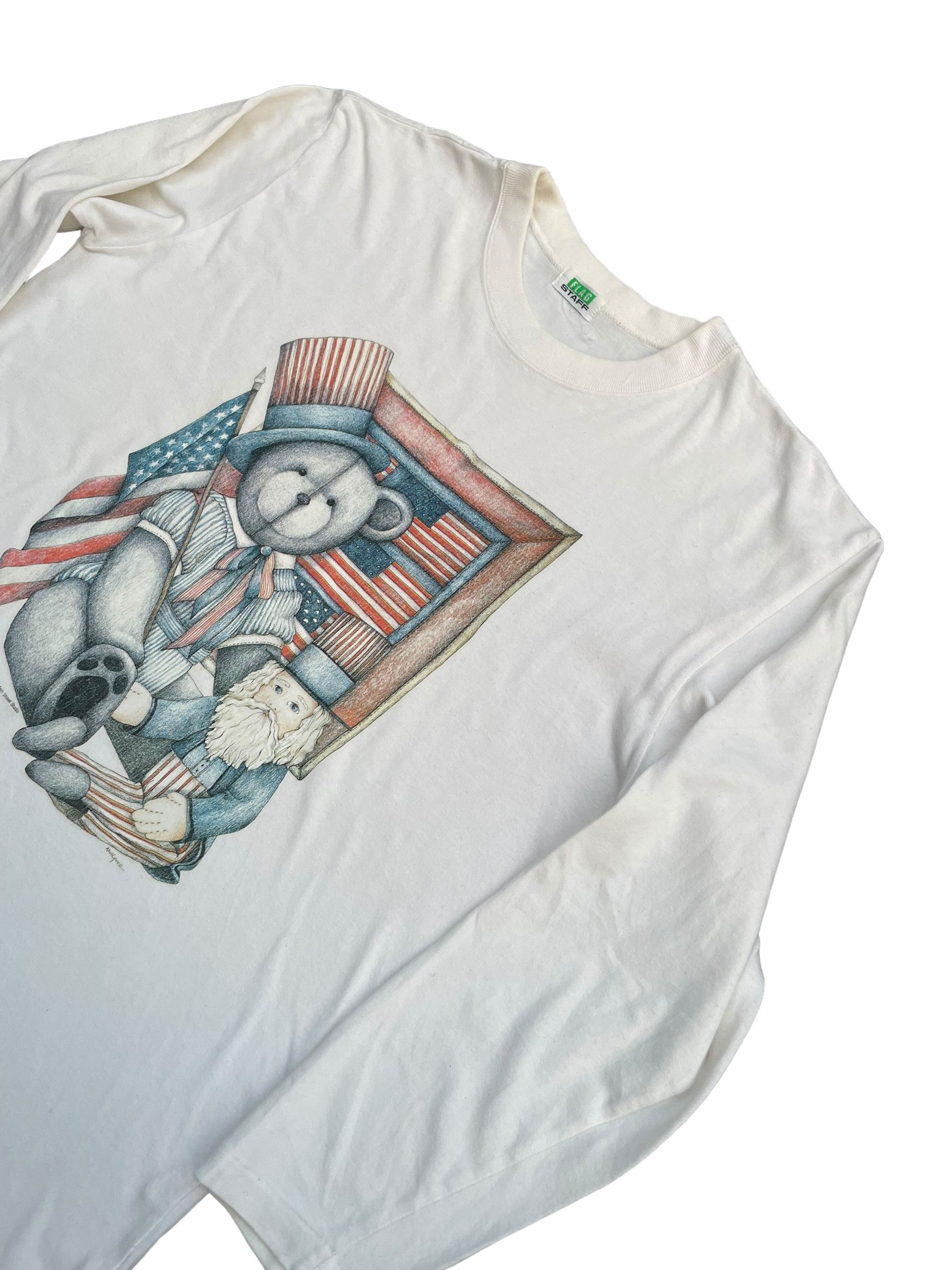 Flagstuff Vintage Uncle Sam & Burt 1988 Tshirt Size US L / EU 52-54 / 3 - 2 Thumbnail