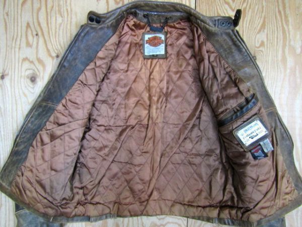 Harley Davidson Harley Davidson Cowhide Leather Single Rider Jacket patina Size US M / EU 48-50 / 2 - 4 Thumbnail