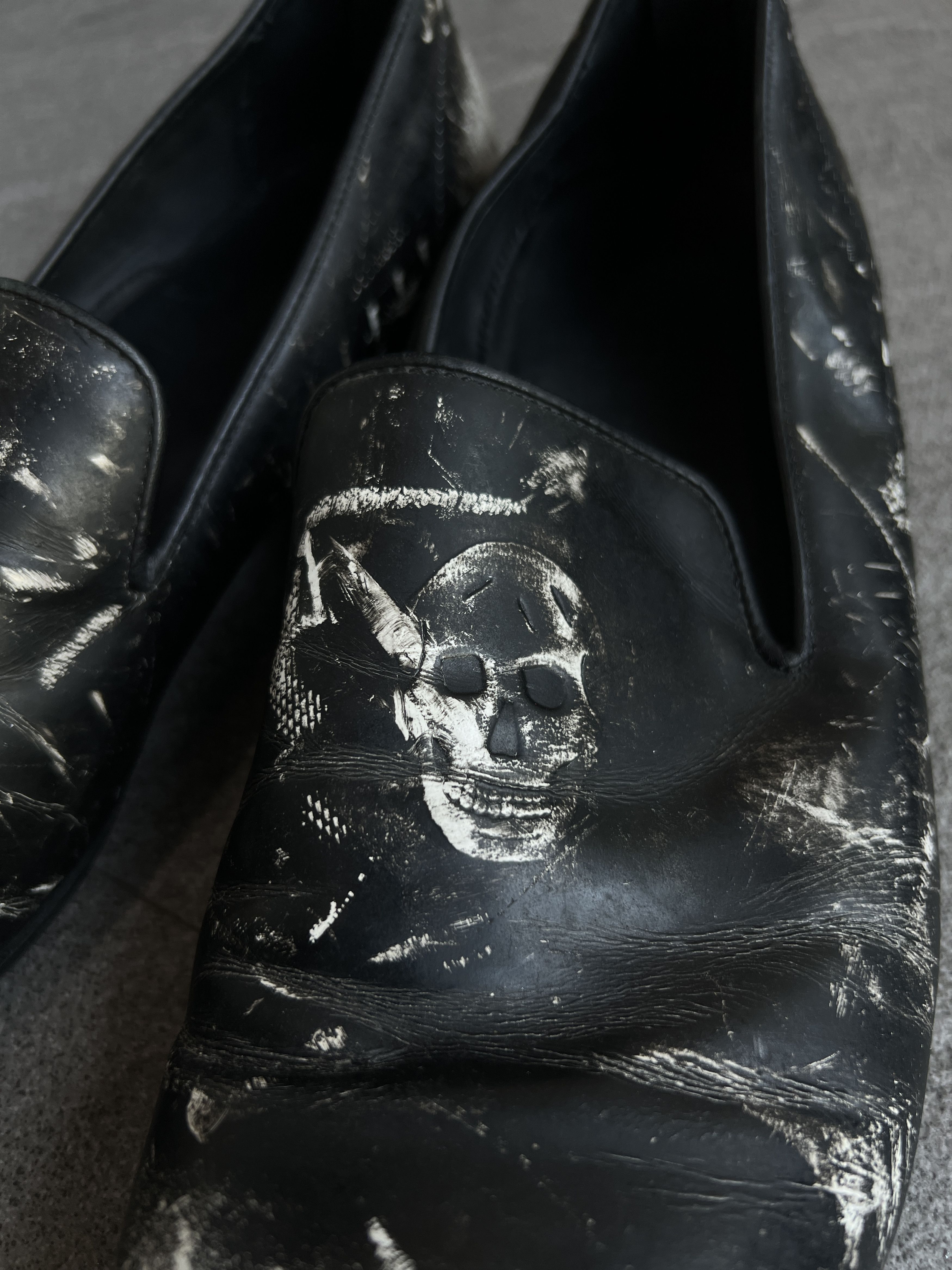 Alexander McQueen Alexander McQueen Skull Distressed Loafers EU42 Size US 9 / EU 42 - 6 Thumbnail
