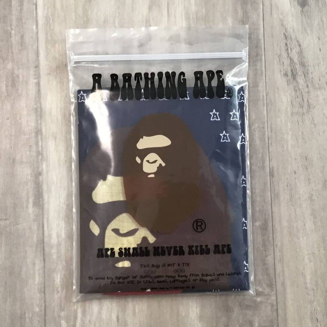 Bape × Nigo BAPE STA logo bandana navy a bathing ape star NIGO Size ONE SIZE - 4 Thumbnail
