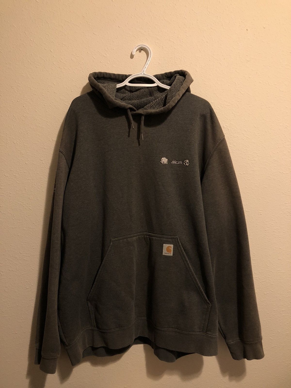 Carhartt × Vintage Vtg Baggy Loose Fit Carhartt Hoodie 2XL Size US XXL / EU 58 / 5 - 1 Thumbnail