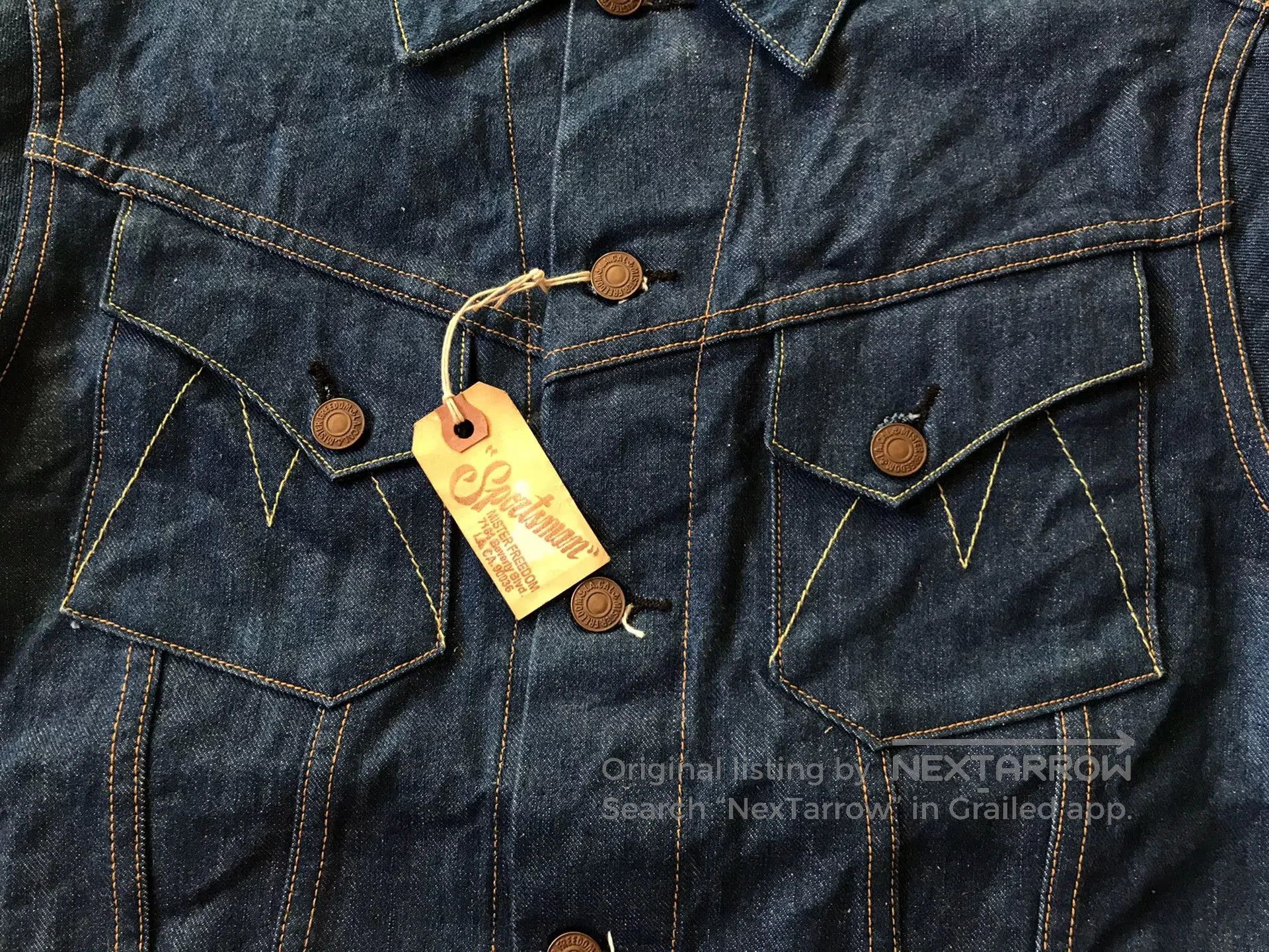 Mister Freedom Mister Freedom Natural Indigo Denim Jacket. Size US M / EU 48-50 / 2 - 4 Thumbnail