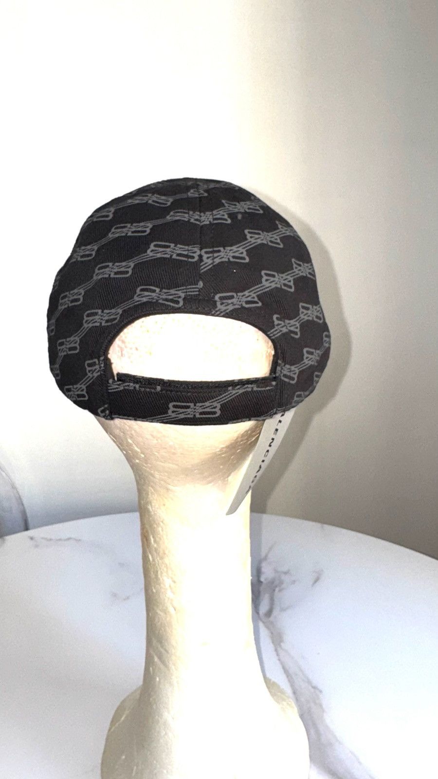 Balenciaga Balenciaga BB Monogram Black Baseball Cap Size ONE SIZE - 3 Thumbnail