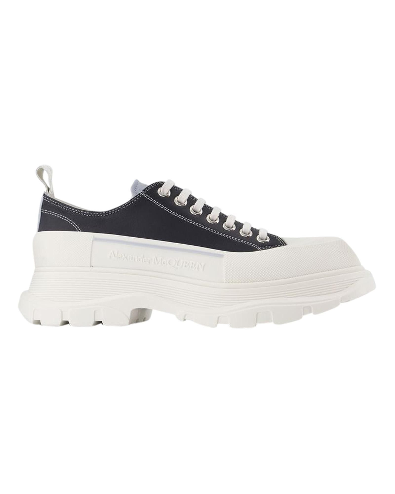 image of Alexander Mcqueen Chunky Sole Leather Sneakers, Men's (Size 9)
