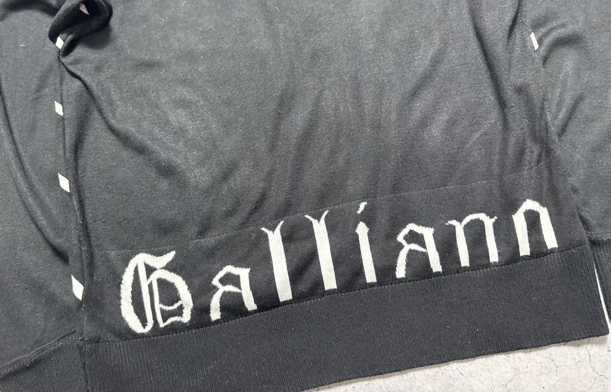 John Galliano John Galliano Wool Luxury Sweater Big Logo Size S Black Size US S / EU 44-46 / 1 - 10 Thumbnail