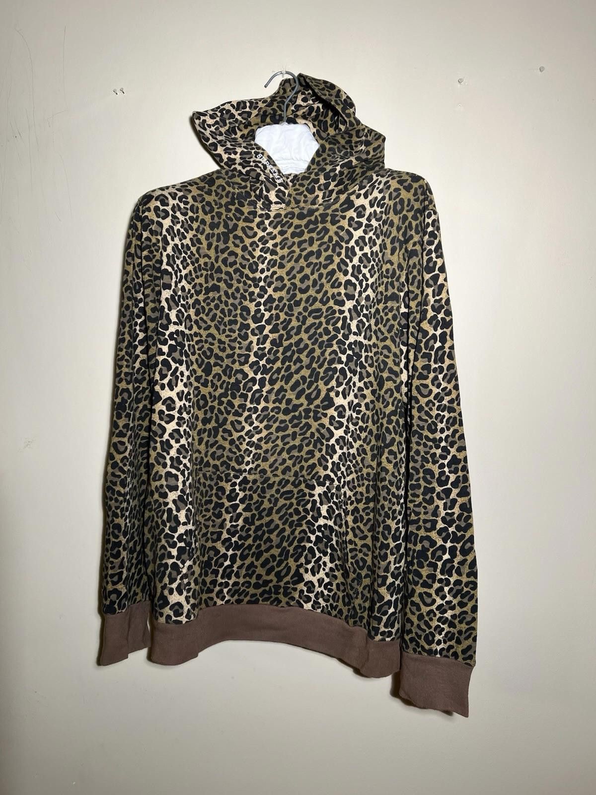 Supreme Supreme Silver Label 100% Cotton Thin Hoodie Leopard L Size US L / EU 52-54 / 3 - 2 Thumbnail