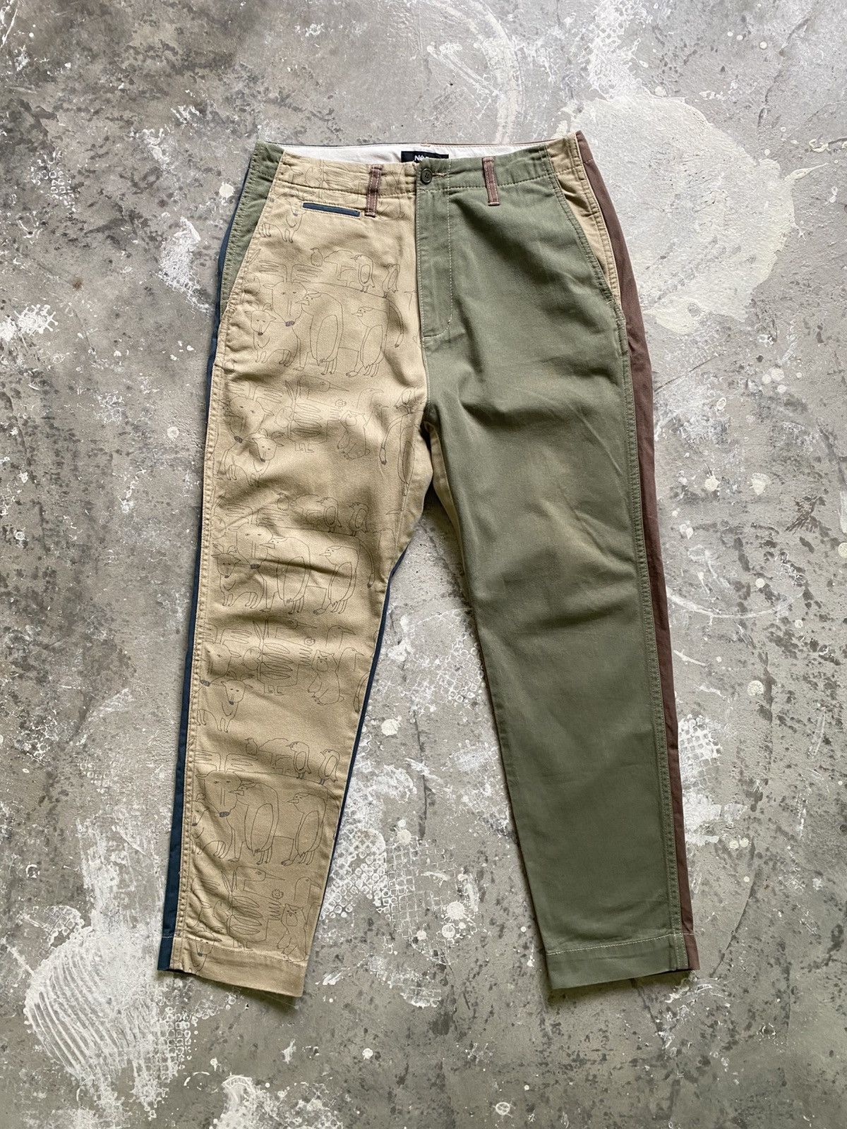 Issey Miyake × Ne-Net × Vintage Vintage Ne-Net By Issey Miyake 4 Tones Pants Size US 30 / EU 46 - 1 Thumbnail