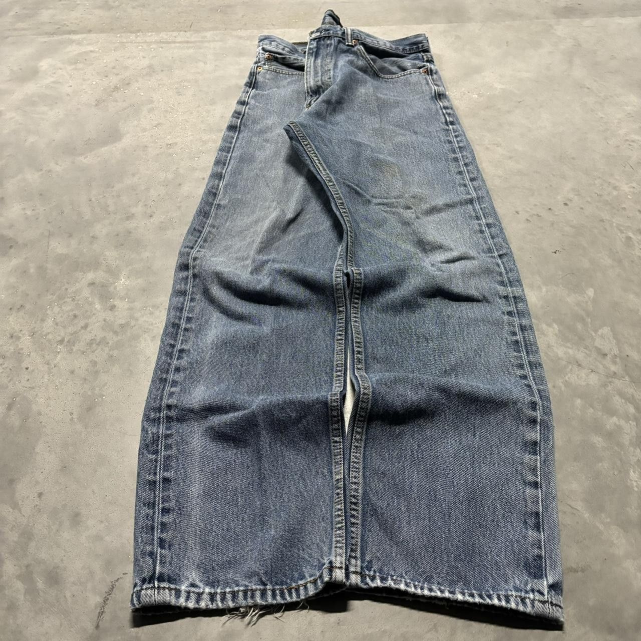 Japanese Brand × Vintage Crazy Vintage Y2K/2000s Grunge Medium wash Levi’s Denim Jeans! Size US 34 / EU 50 - 3 Thumbnail