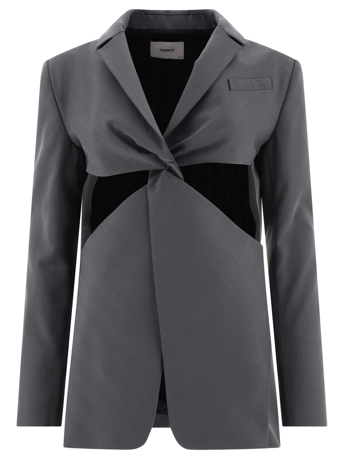 Coperni Twisted Cut-Out Tailored Jacket Size S / US 4 / IT 40 - 1 Thumbnail