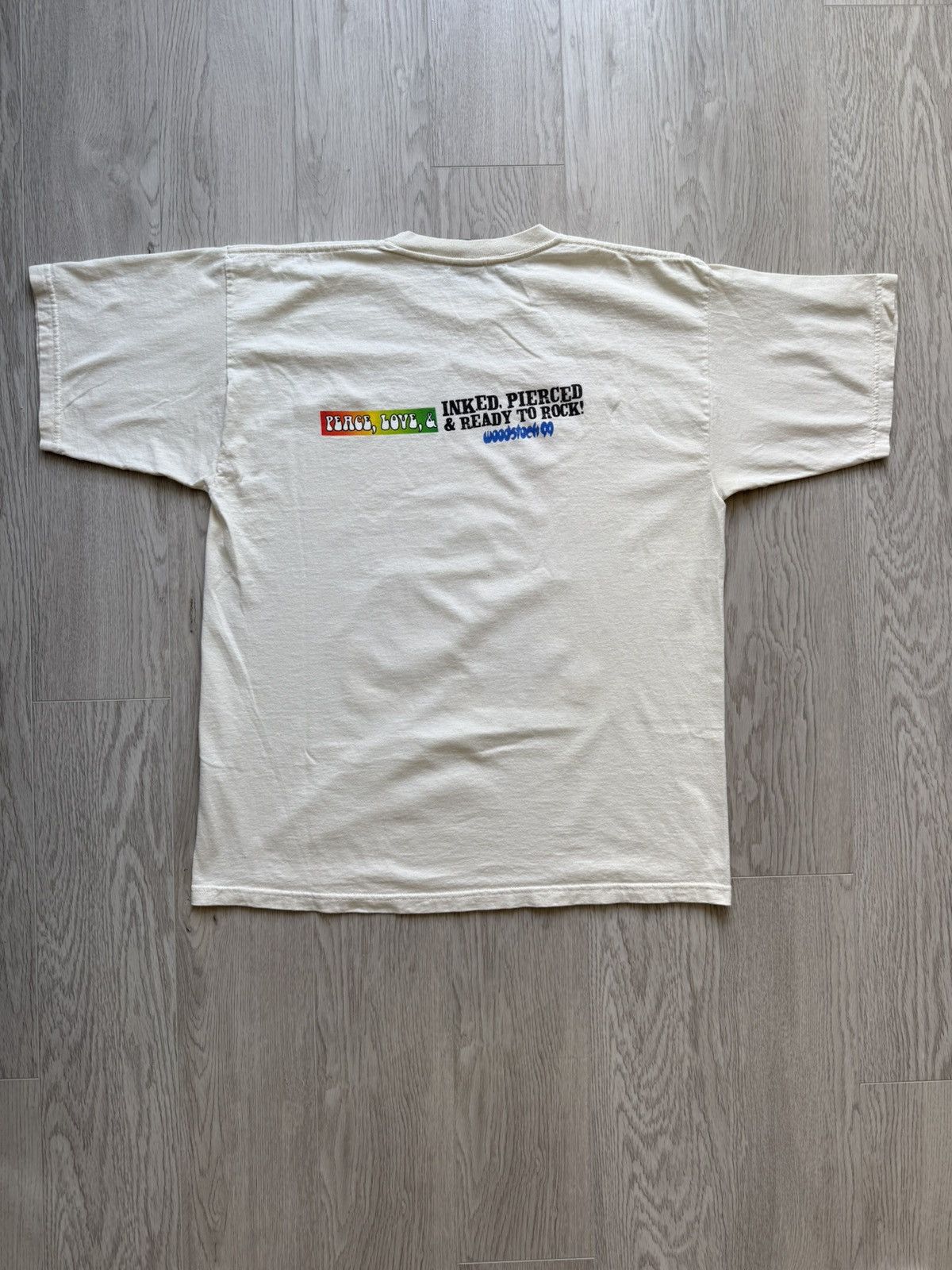 Band Tees Vintage Woodstock 99 T Shirt Size US XL / EU 56 / 4 - 5 Thumbnail