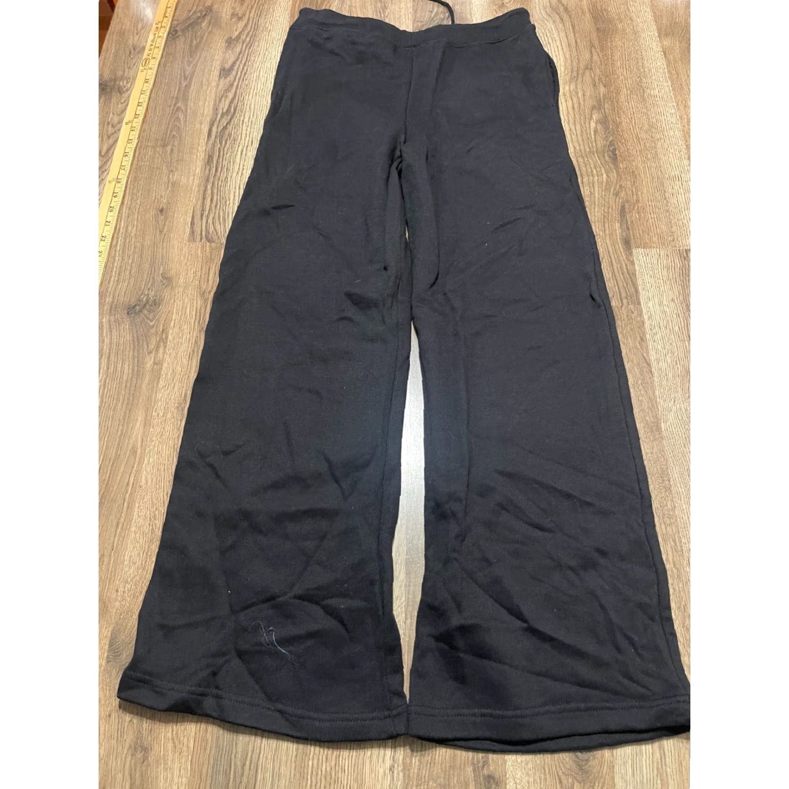 Vintage Badger Sport Pants Women's XL Black Sweatpants Tie Waist Casual Sports Size 40" / US 18 - 2 Thumbnail