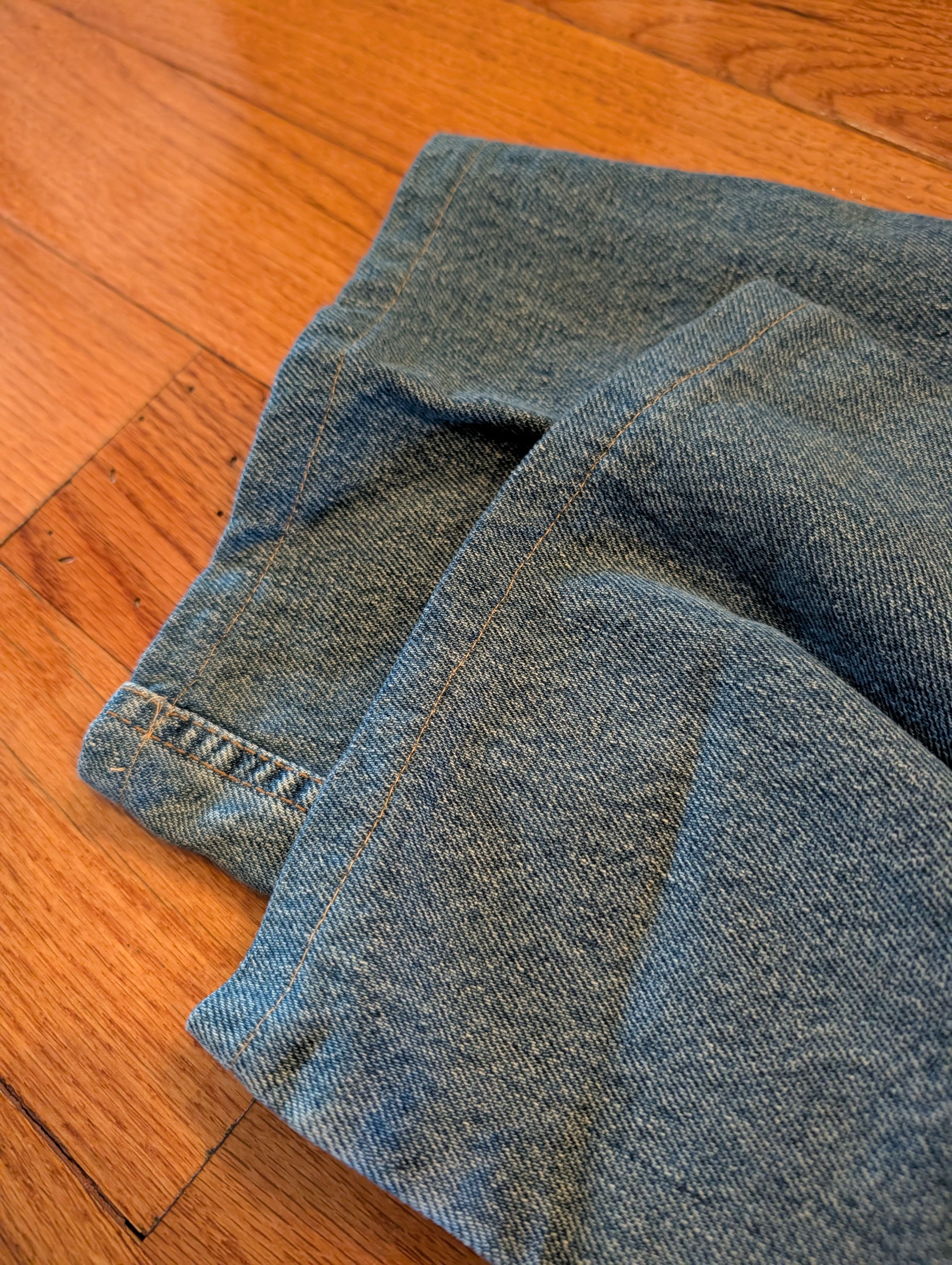 Levi's Vintage 90s Levi's 550 34x25 Men's Relaxed Fit Jeans (READ) Size US 34 / EU 50 - 4 Thumbnail