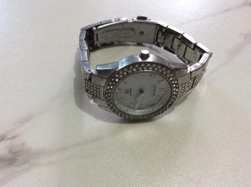 Designer ladies white dial stainless steel watch Size ONE SIZE - 5 Thumbnail