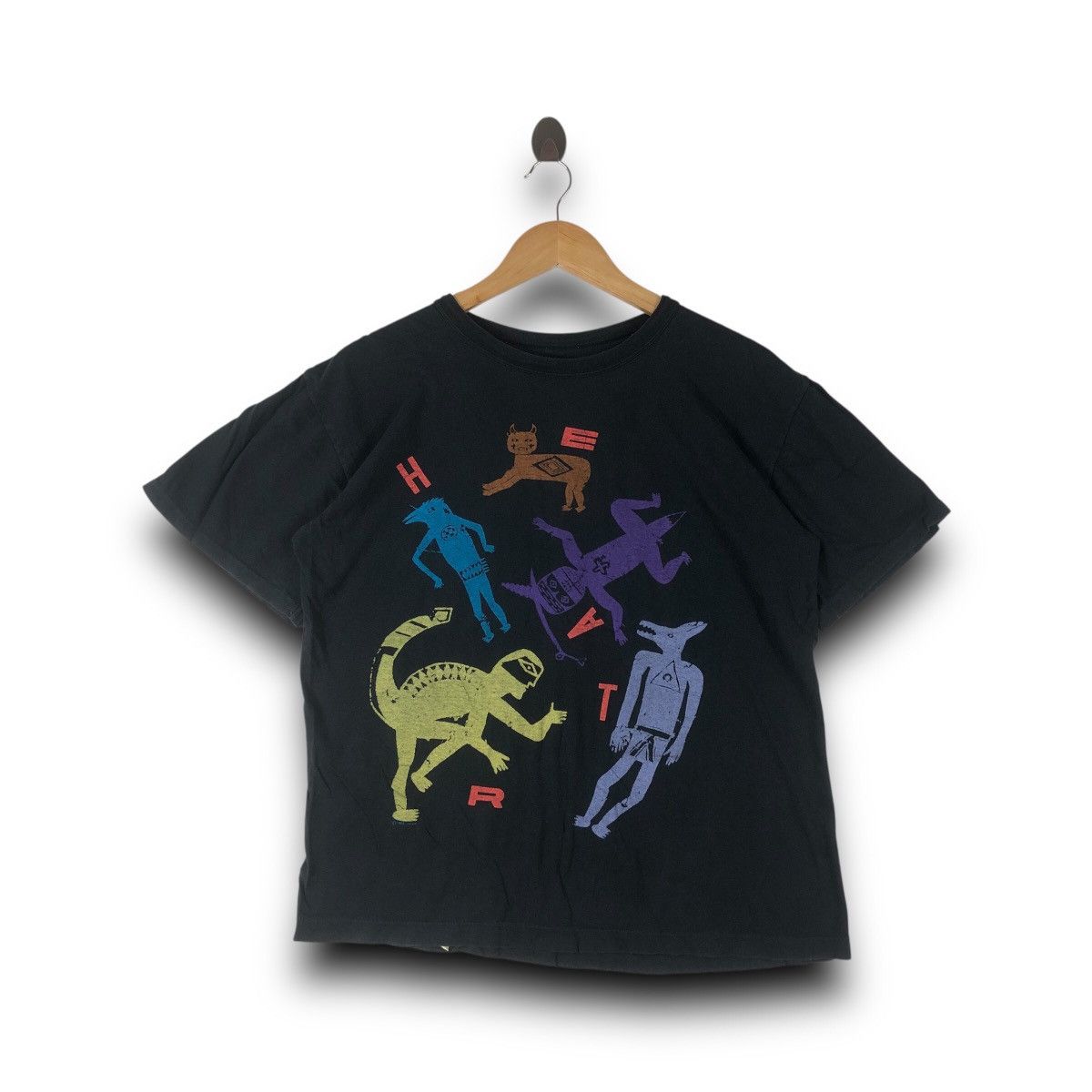 Vintage 1987 HEART Bad animal japan tour band tees