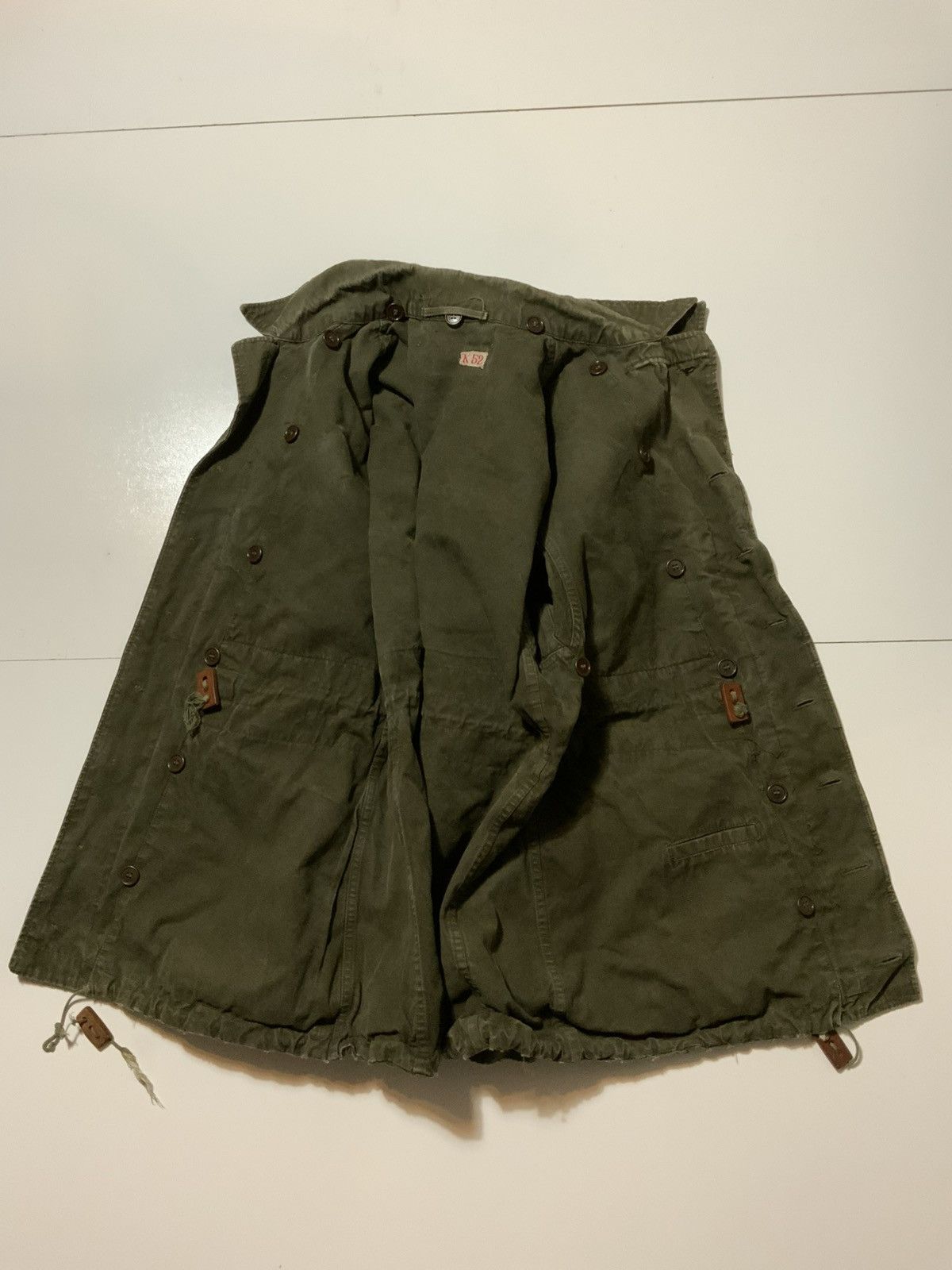 Vintage Vintage 50s 60s Dutch Military Army Field M60 Coat Jacket Size US M / EU 48-50 / 2 - 11 Thumbnail