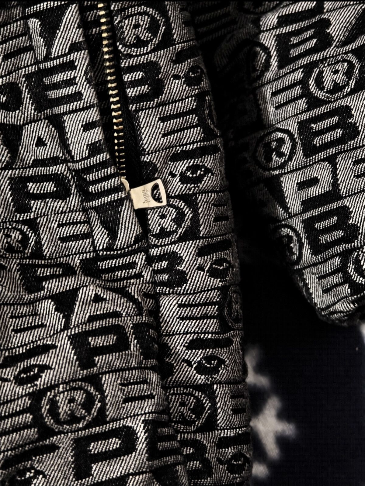 Bape LUX SPORT PATTERN JACQUARD RELAXED FIT 10OZ DENIM DOWNJACKET Size US XL / EU 56 / 4 - 11 Thumbnail