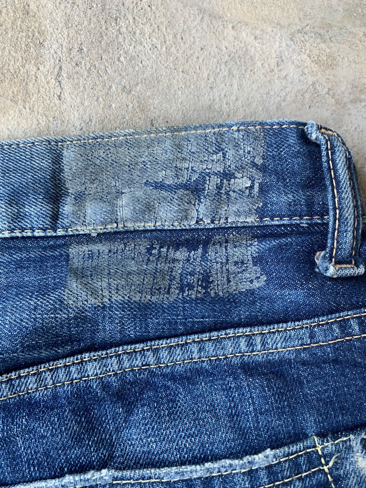 Edition Japan × If Six Was Nine × Japanese Brand Edition Japan Mud wash Selvedge Distressed Denim Size US 30 / EU 46 - 13 Thumbnail