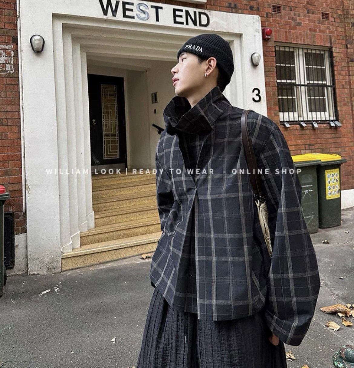 Other Men black and grey checkered shirt jacket Size US S / EU 44-46 / 1 - 1 Thumbnail