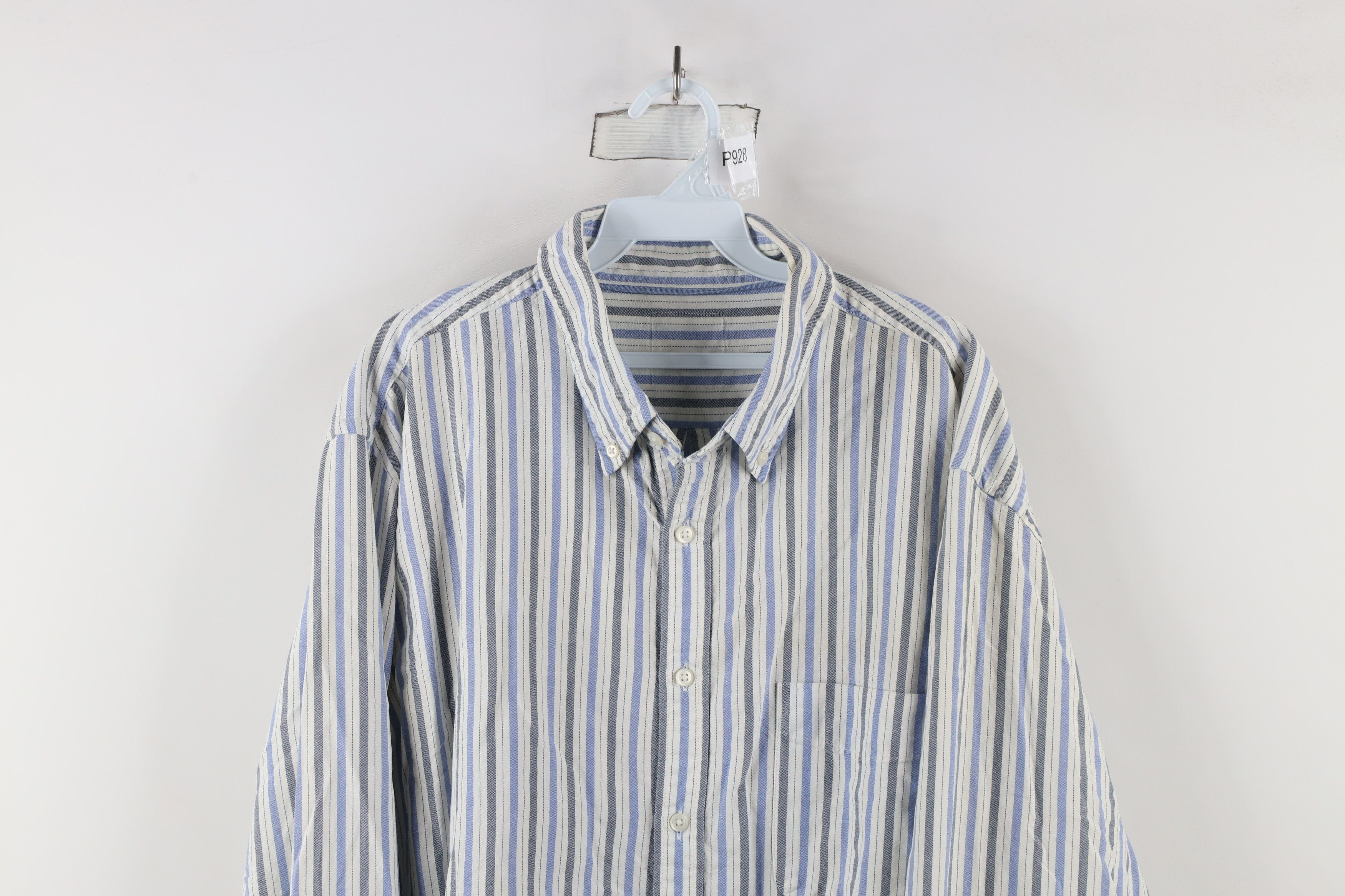 Vintage Vintage 90s Streetwear Block Collared Button Down Shirt Size US XL / EU 56 / 4 - 2 Thumbnail