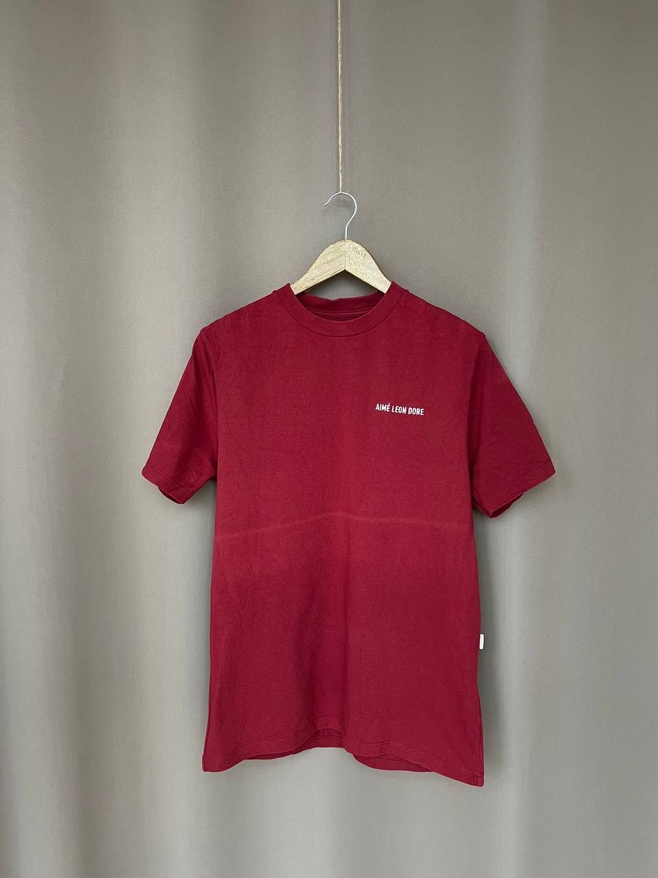 Aime Leon Dore T-Shirt Mens Size M Red Short Sleeve