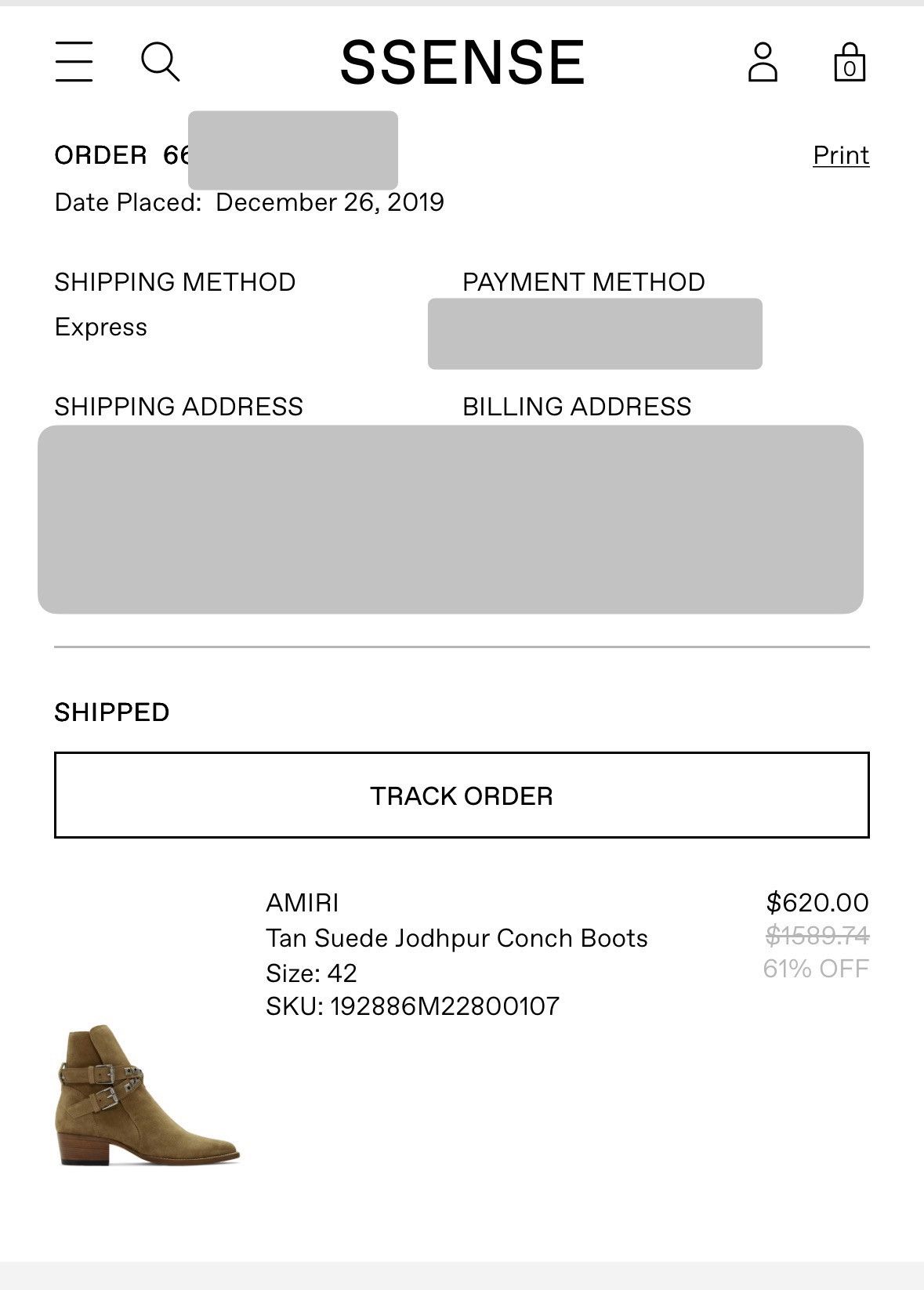 Amiri Tan Suede Jodhpur Conch Boots Size US 9 / EU 42 - 12 Thumbnail