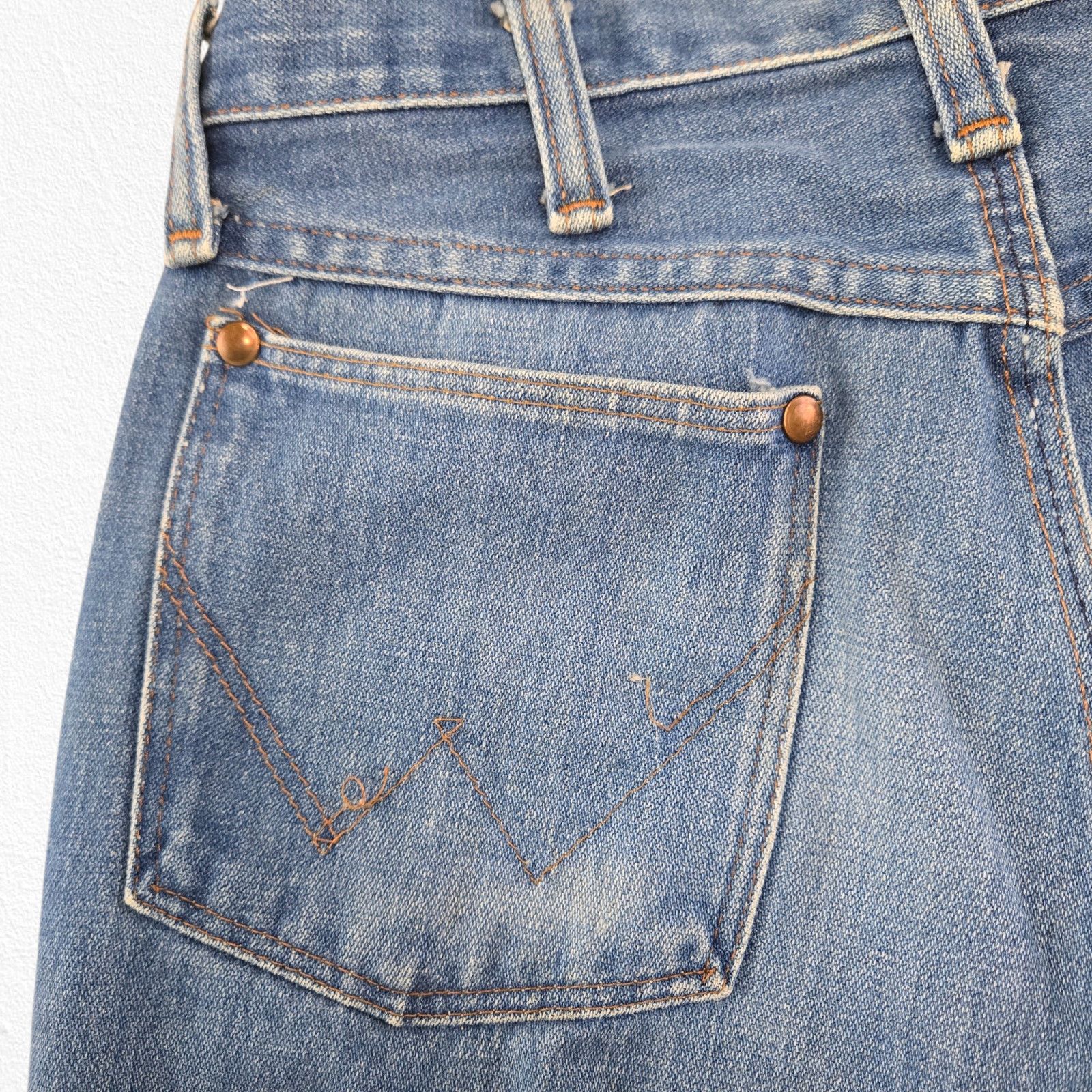Wrangler Vintage 70s Wrangler 910 Flare Jeans 28 Size 28" / US 6 / IT 42 - 11 Thumbnail
