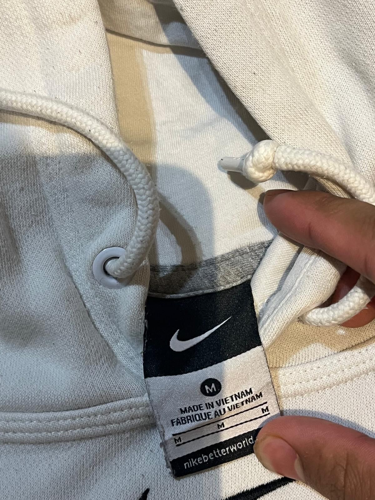 Nike White Nike Hoodie Size US M / EU 48-50 / 2 - 3 Thumbnail