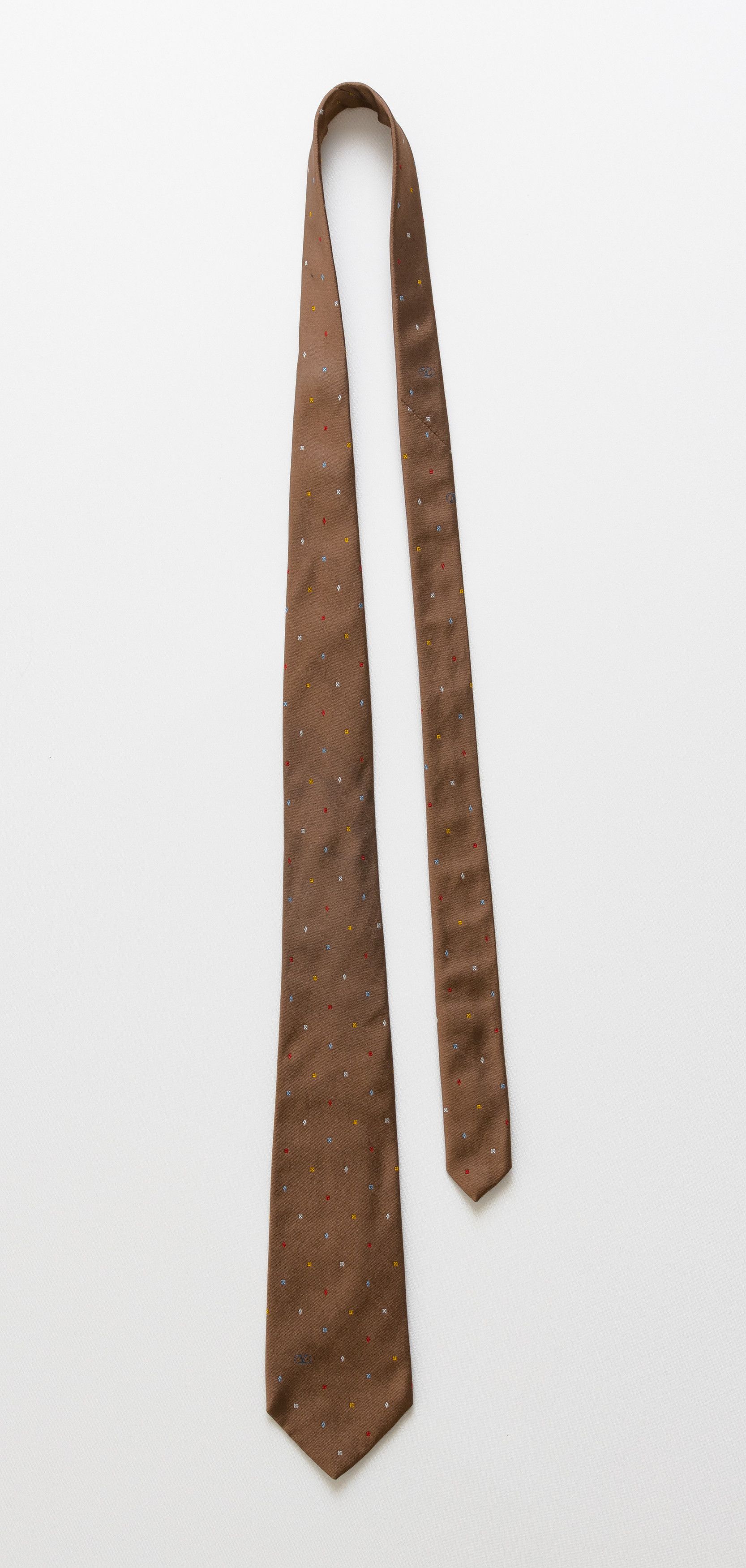 Valentino Valentino made in Italy Tie abstract Silk Nedcktie 031 Size ONE SIZE - 2 Thumbnail