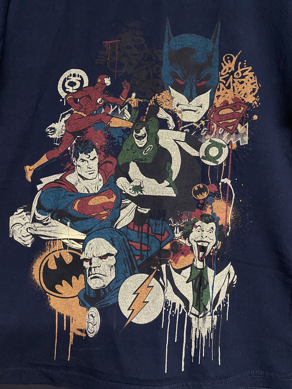 DC Comics × Vintage Vintage Y2K 2000s Dc Comics Hero’s & Villian’s T Shirt Size US M / EU 48-50 / 2 - 2 Thumbnail