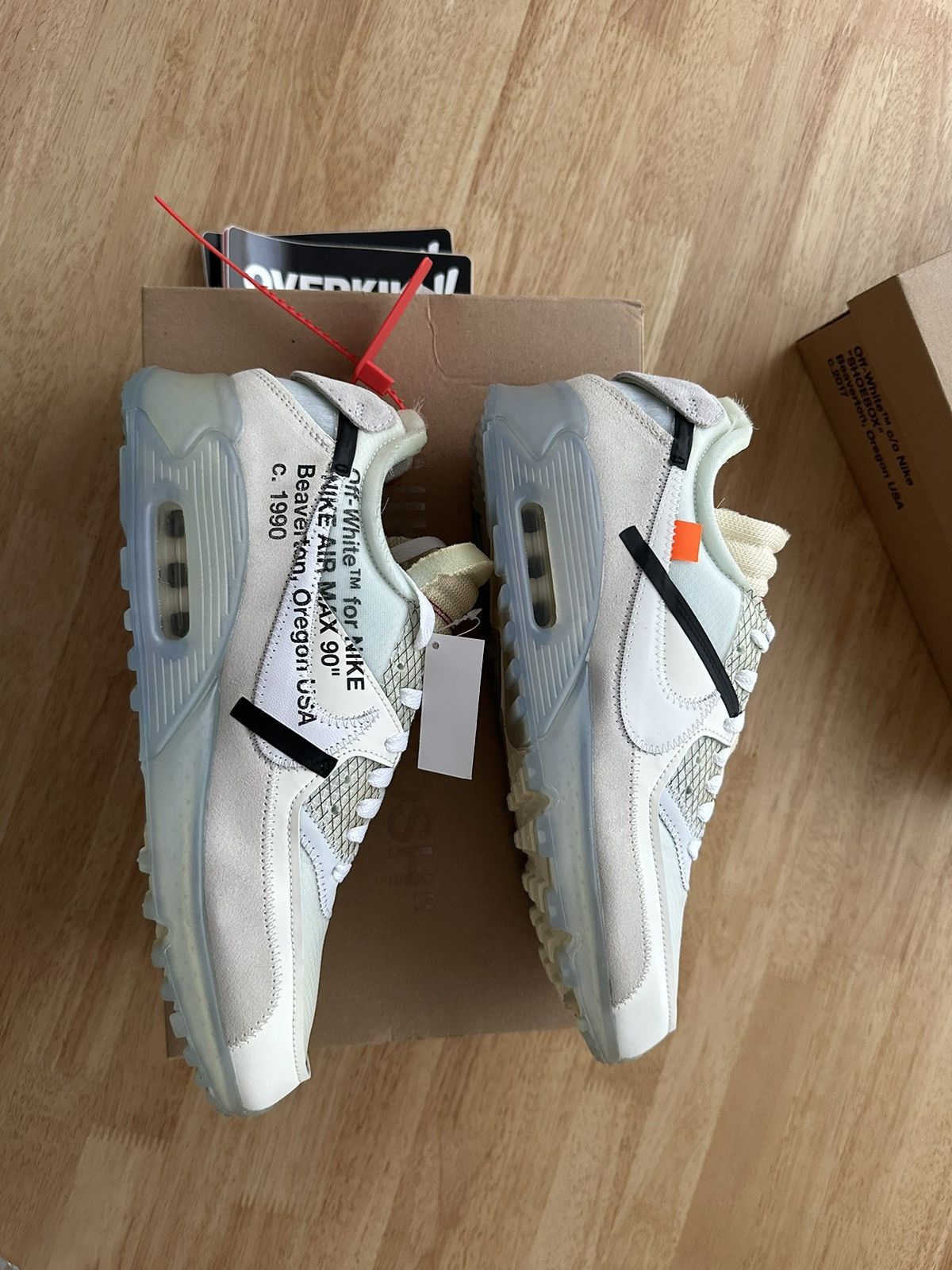 Nike × Off-White Size 10.5 - Nike Air Max 90 x OFF-WHITE The Ten 2017 Size US 10.5 / EU 43-44 - 4 Thumbnail