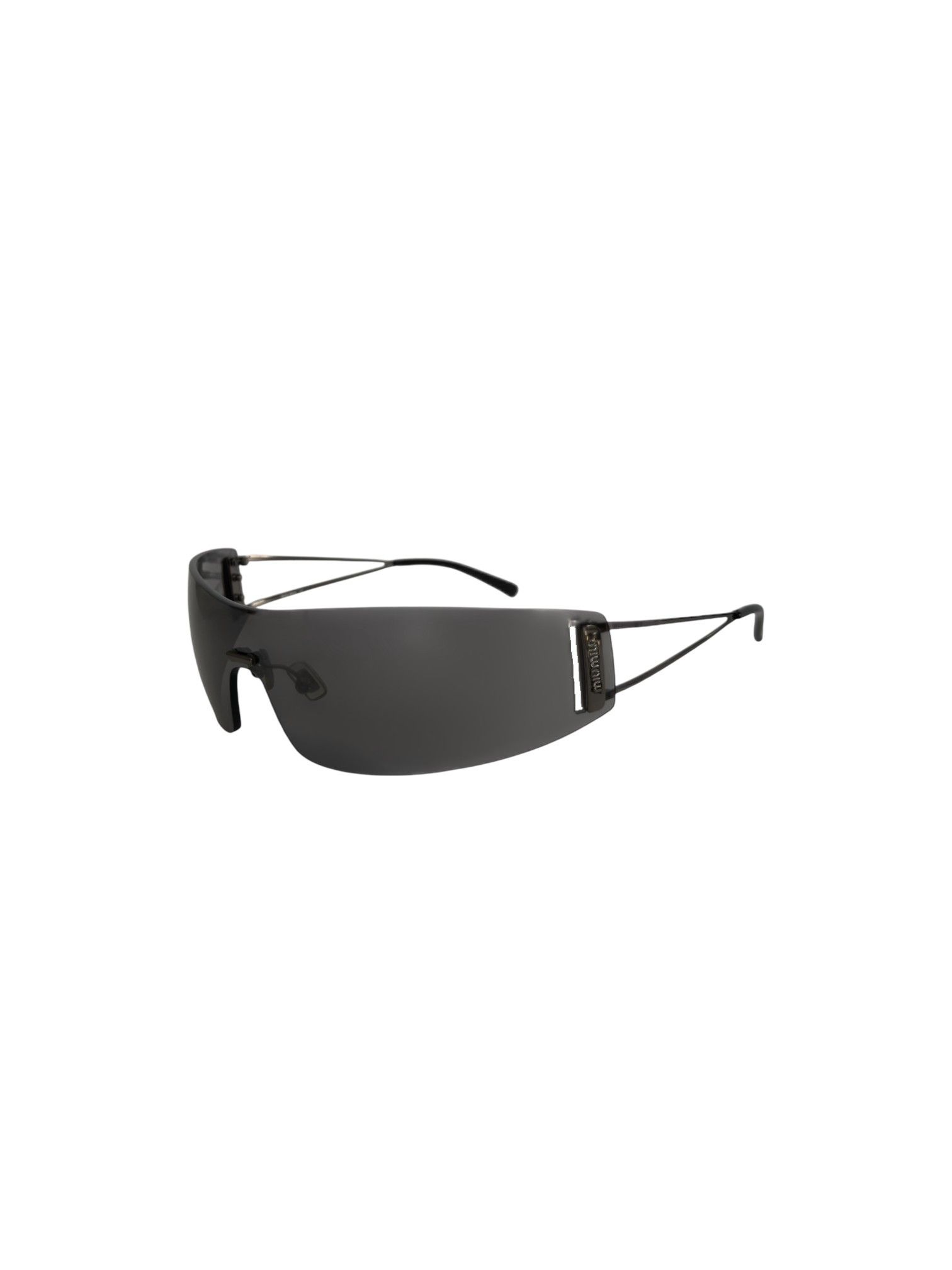 Miu Miu Miu Miu SMU 51C Shield Visor Sunglasses Size ONE SIZE - 4 Thumbnail
