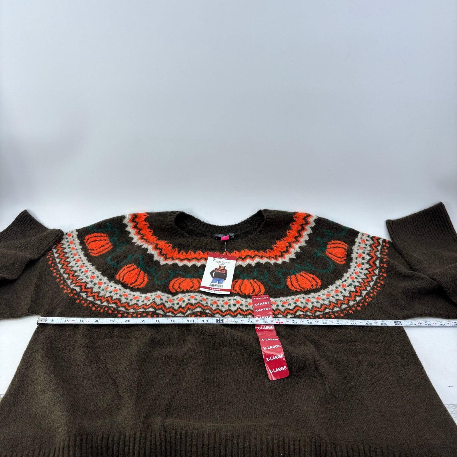 Vince Camuto Vince Camuto Size X Large Fair Isle Women's Sweater Crewneck Size XL / US 12-14 / IT 48-50 - 3 Thumbnail