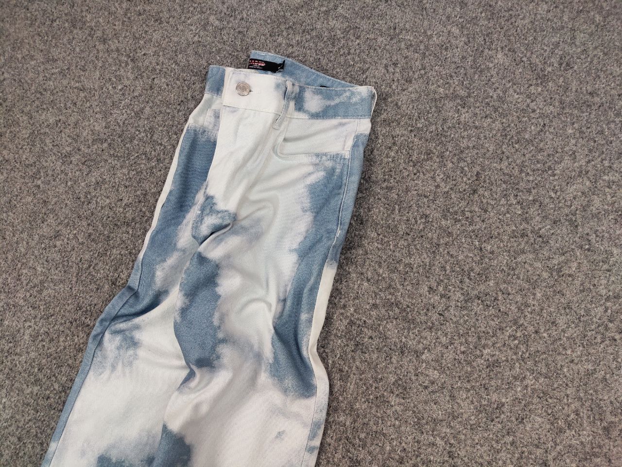 Jaded London Jaded London Boyfriend Sky Blue Art Denim Jeans Japan Style Size US 29 - 5 Thumbnail