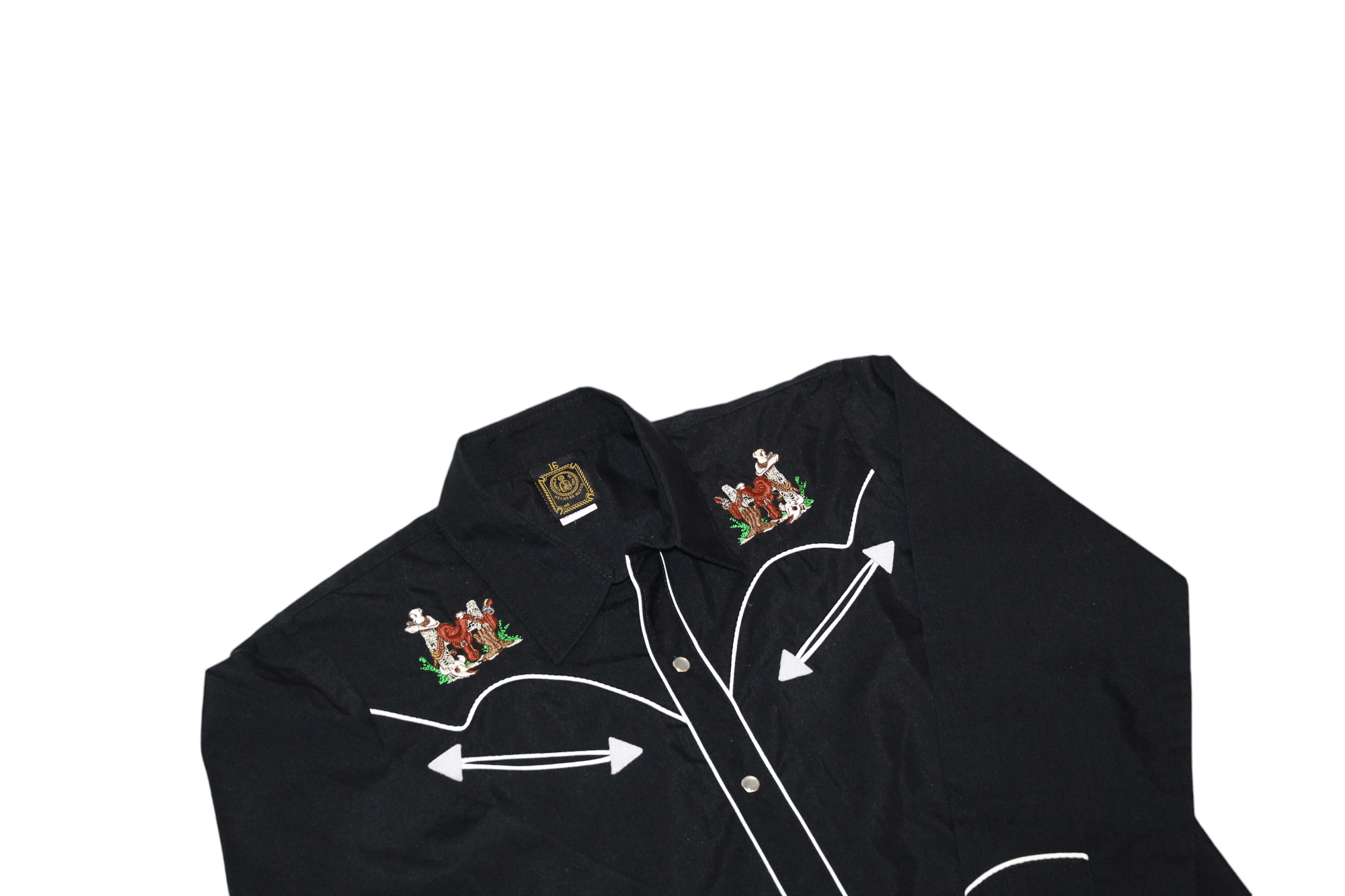 Cowboy Equipment VTG Espuela de Oro fabulous Mexican Western Shirt Size US S / EU 44-46 / 1 - 5 Thumbnail