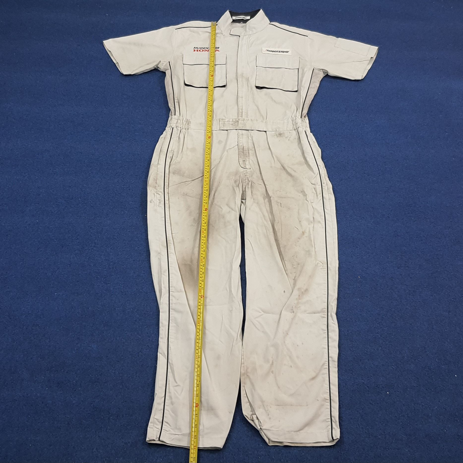 Japanese Brand × Vintage Vintage Mugen Honda Japanese Motorsports Coverall Size US L / EU 52-54 / 3 - 4 Thumbnail