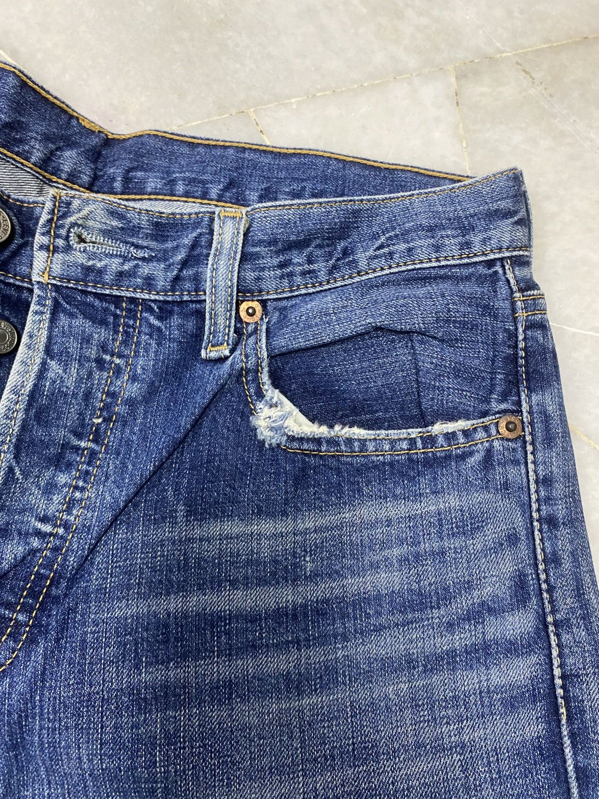 Levi's Size 30x29 Vintage Levis Distressed Jeans Faded Pants Denim Size US 30 / EU 46 - 8 Thumbnail