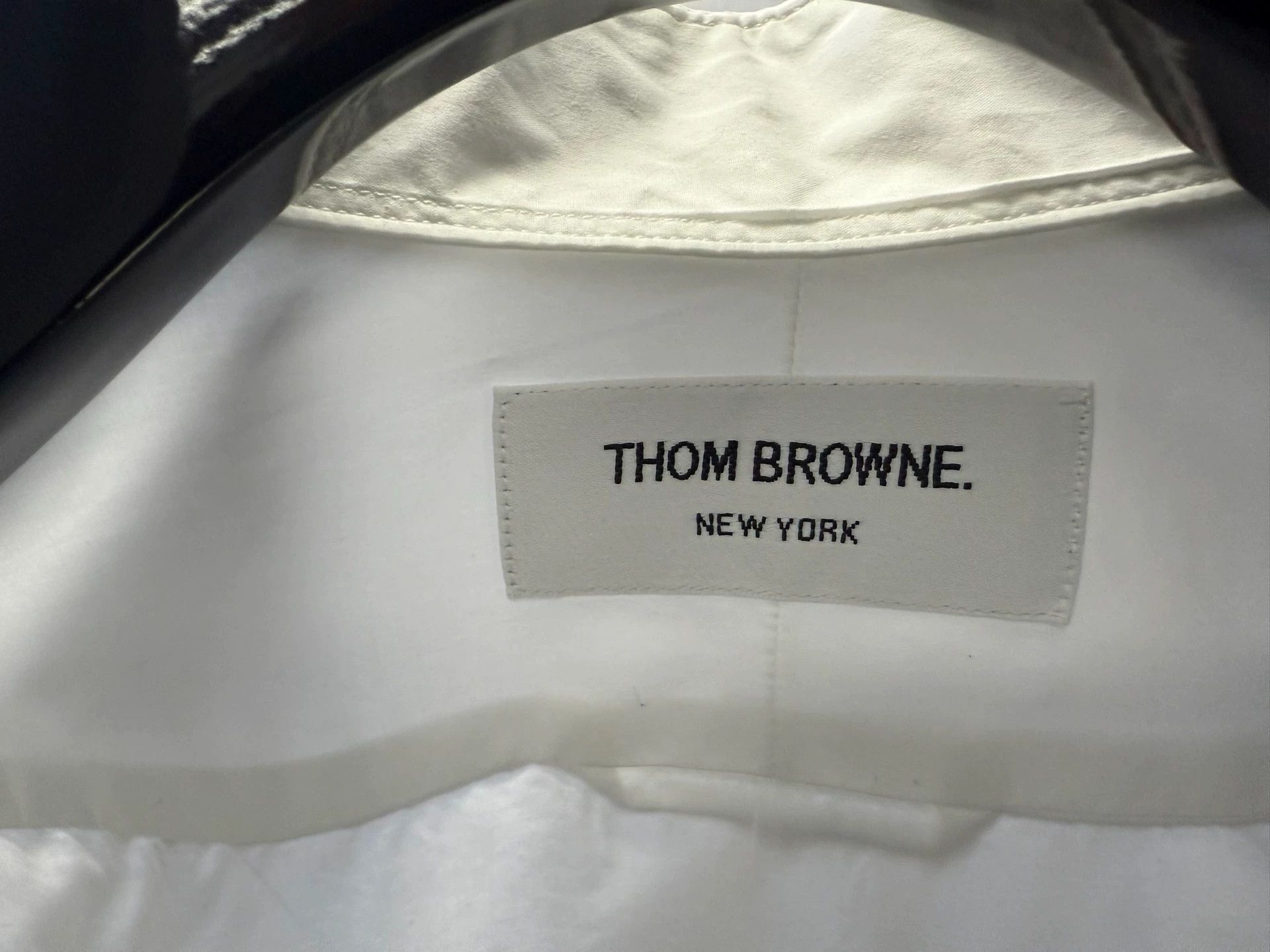 Thom Browne Thom Browne Double Sleeve Logo Poplin Shirt Size 4 Size US XL / EU 56 / 4 - 3 Thumbnail