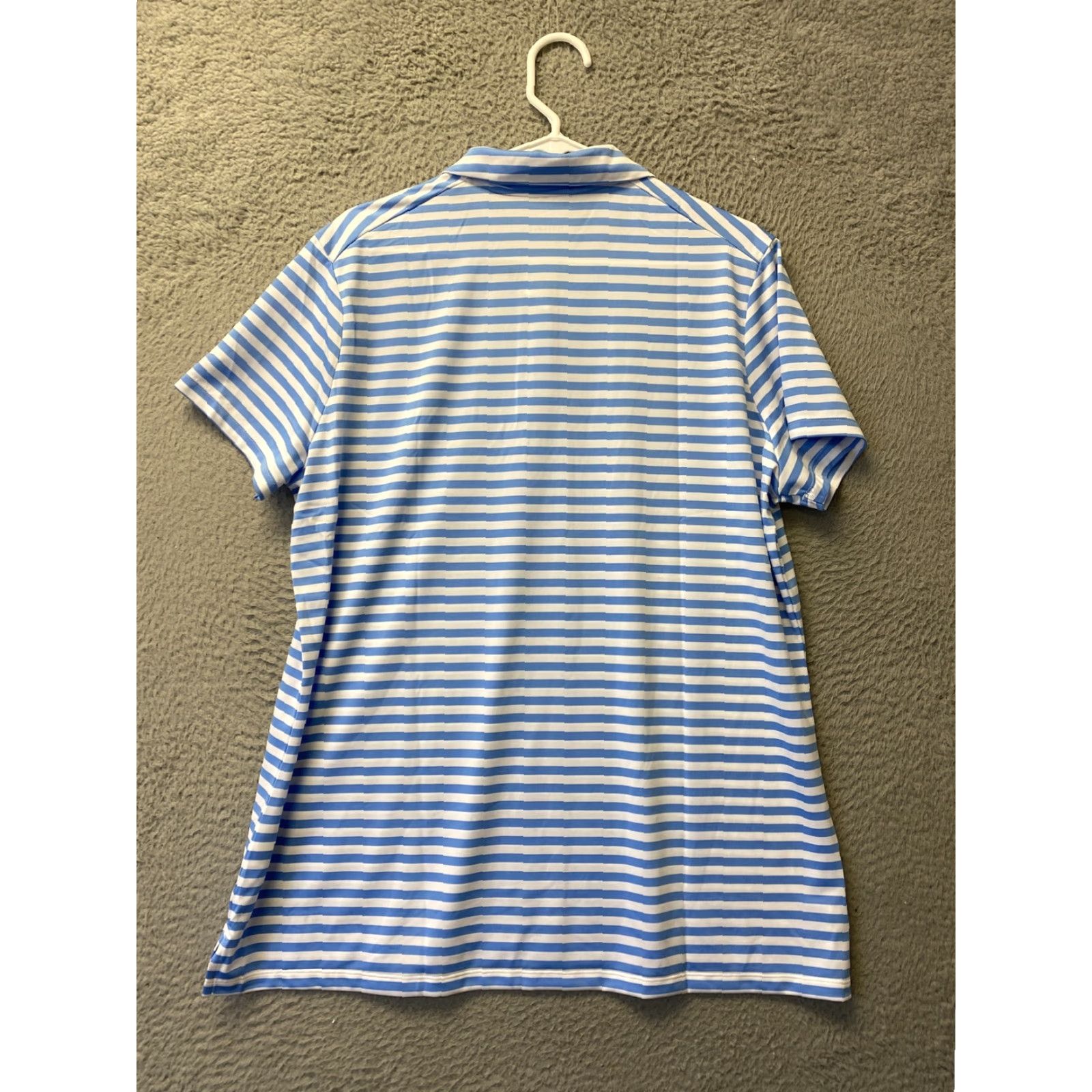 Nike Nike Golf Polo Shirt Mens XXL Blue White Short Sleeve Collared 1/4 Button Up Vintage? No Size US XXL / EU 58 / 5 - 7 Thumbnail