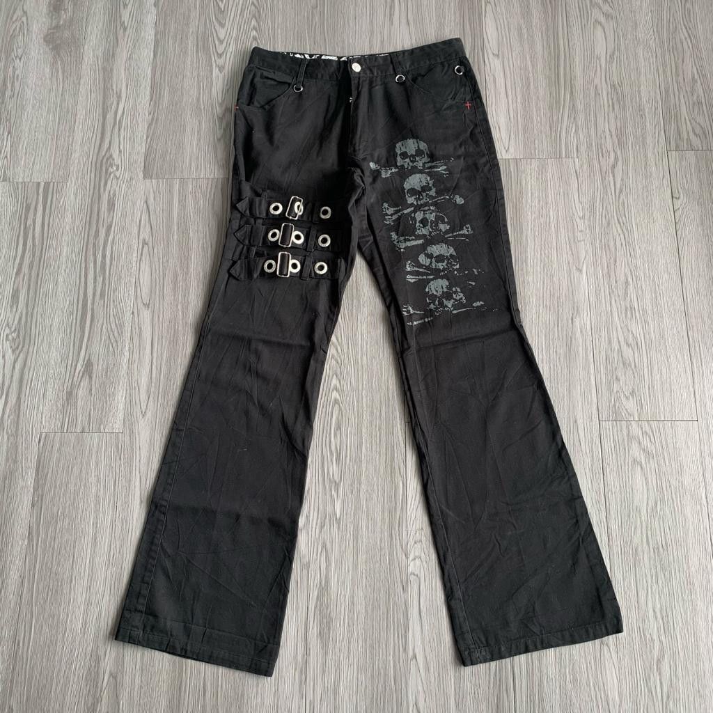 image of Mad Punk Seditionaries Bondage Pants in Black, Men's (Size 32)